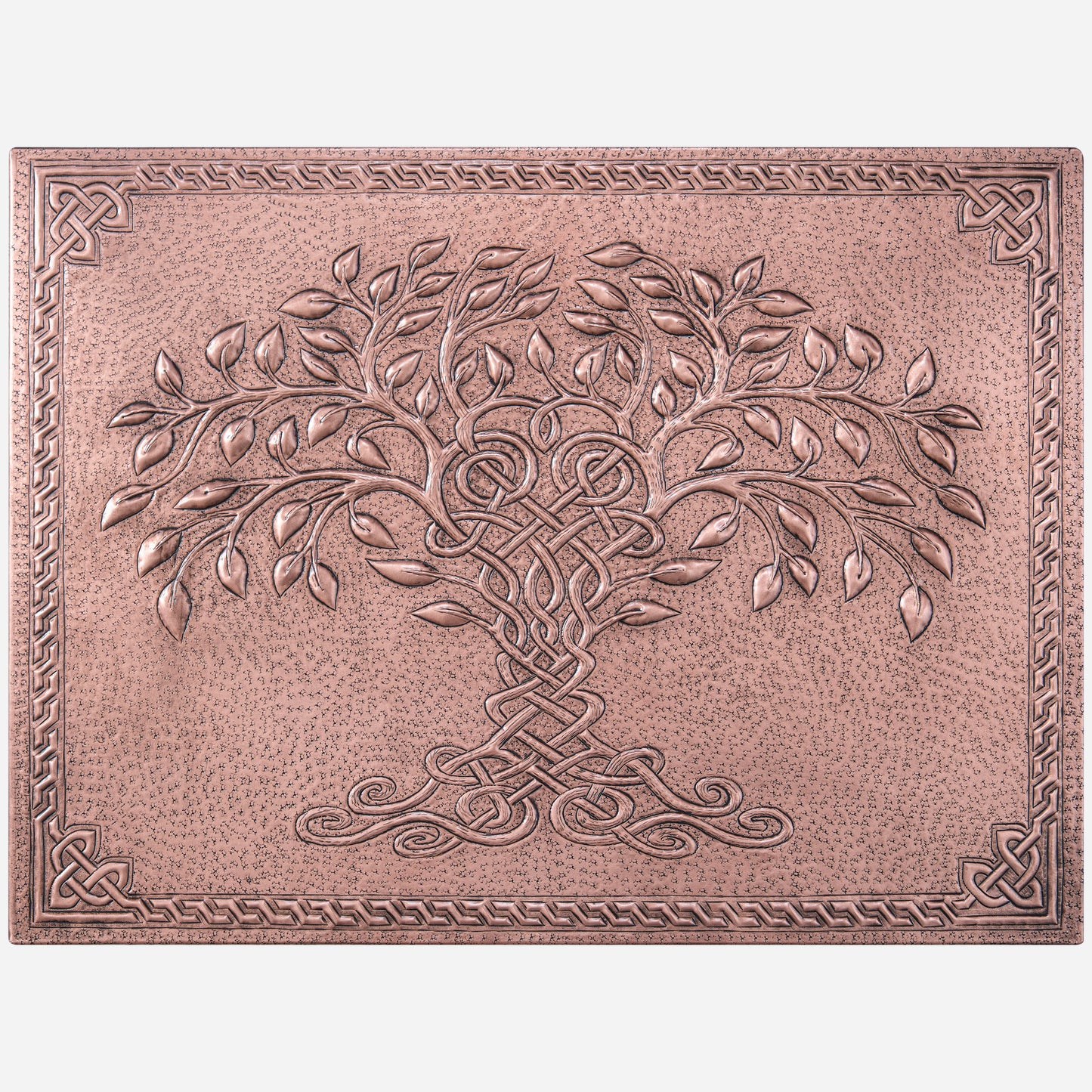 Celtic Kitchen Backsplash Tile - Copper Tree of Life - Natural Copper - Natuross