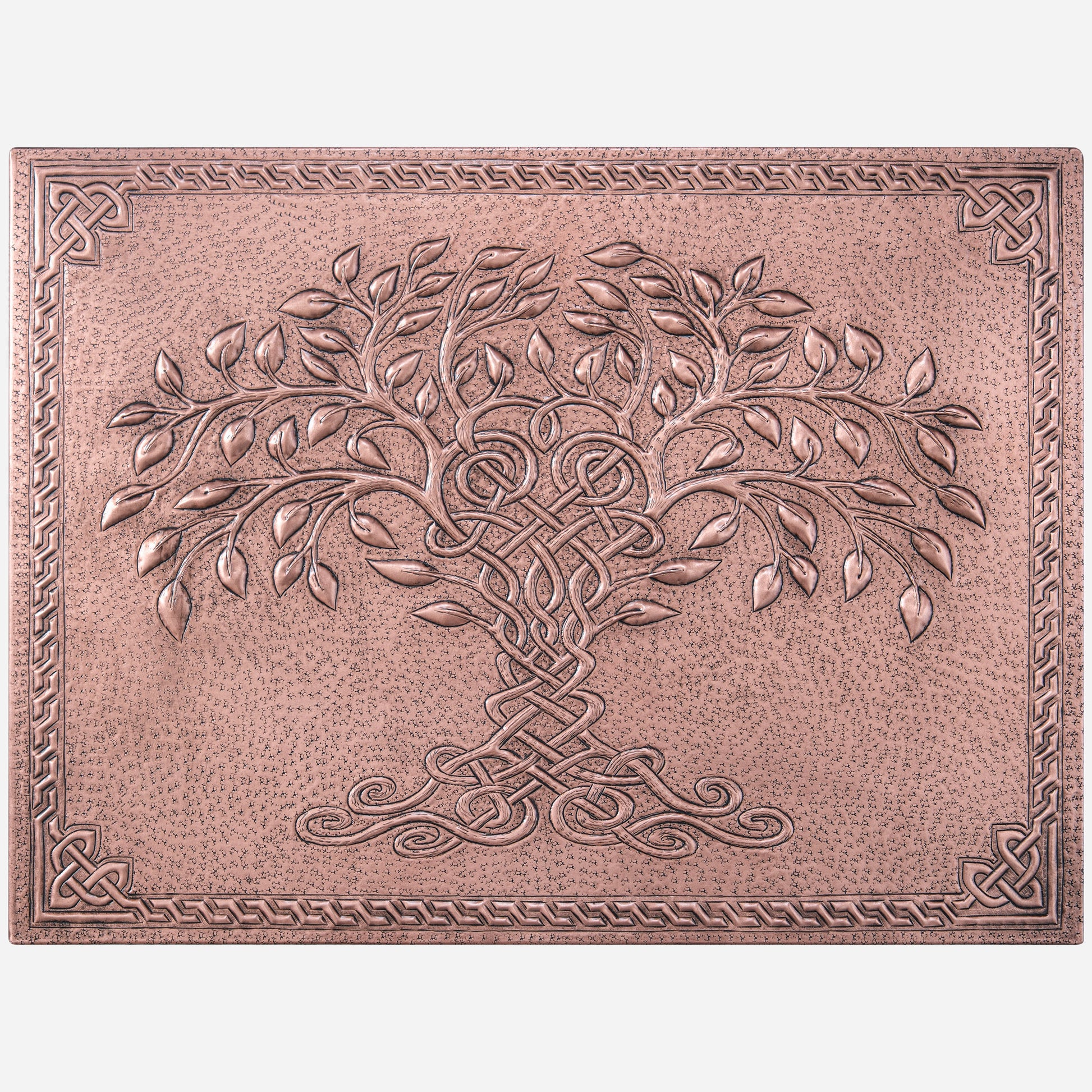 Celtic Kitchen Backsplash Tile - Copper Tree of Life - Natural Copper - Natuross