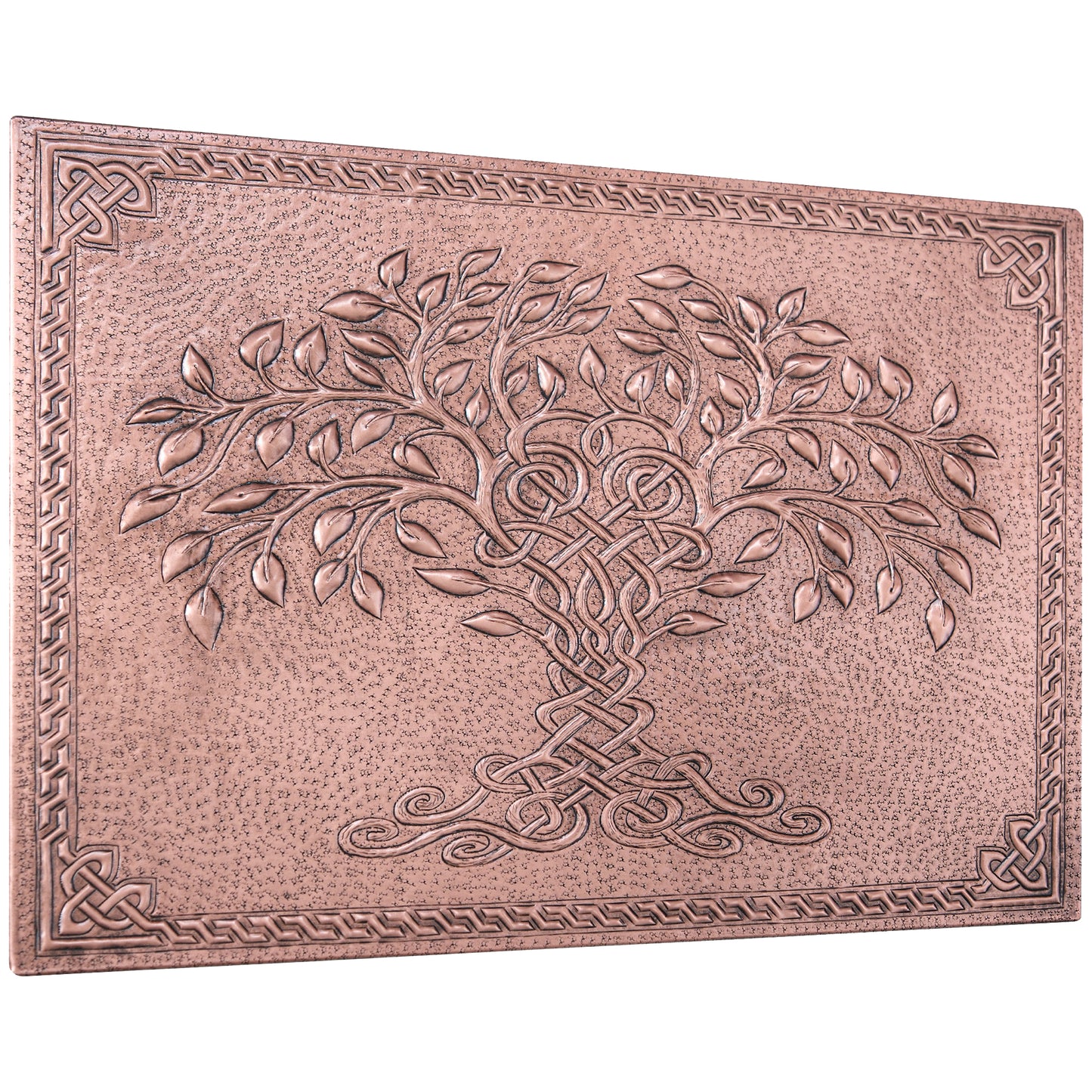 Celtic Kitchen Backsplash Tile - Copper Tree of Life - Natural Copper - Natuross