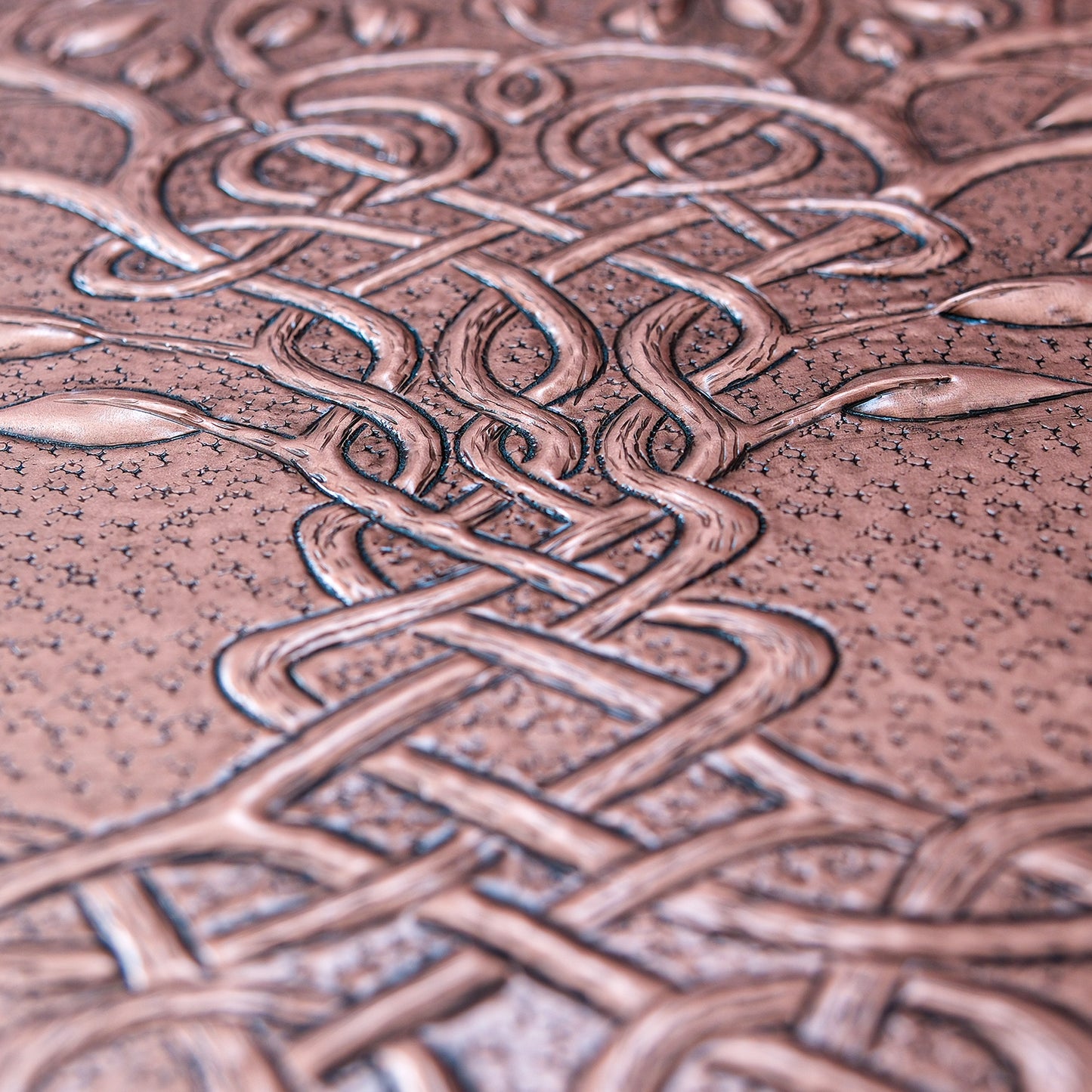 Celtic Kitchen Backsplash Tile - Copper Tree of Life - Natural Copper - Natuross