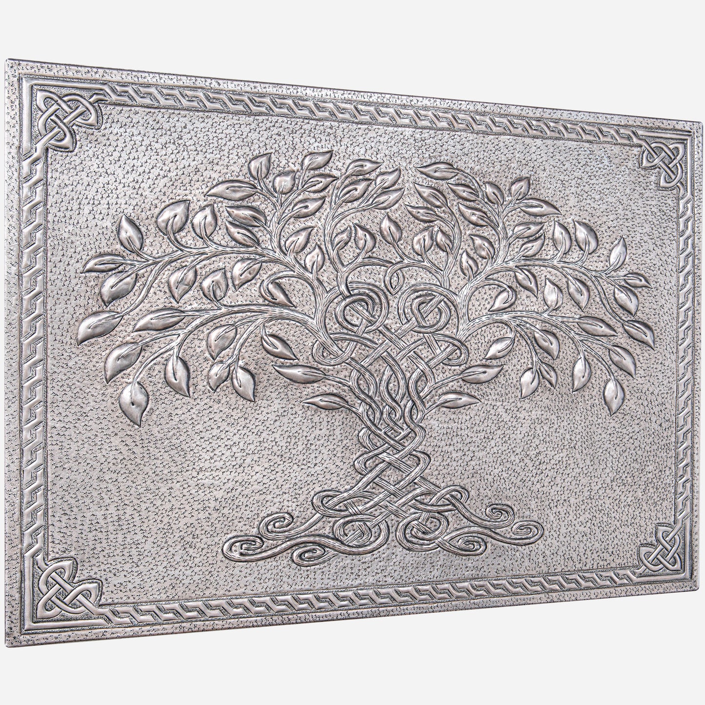 Celtic Kitchen Backsplash Tile - Copper Tree of Life - Gray - Natuross