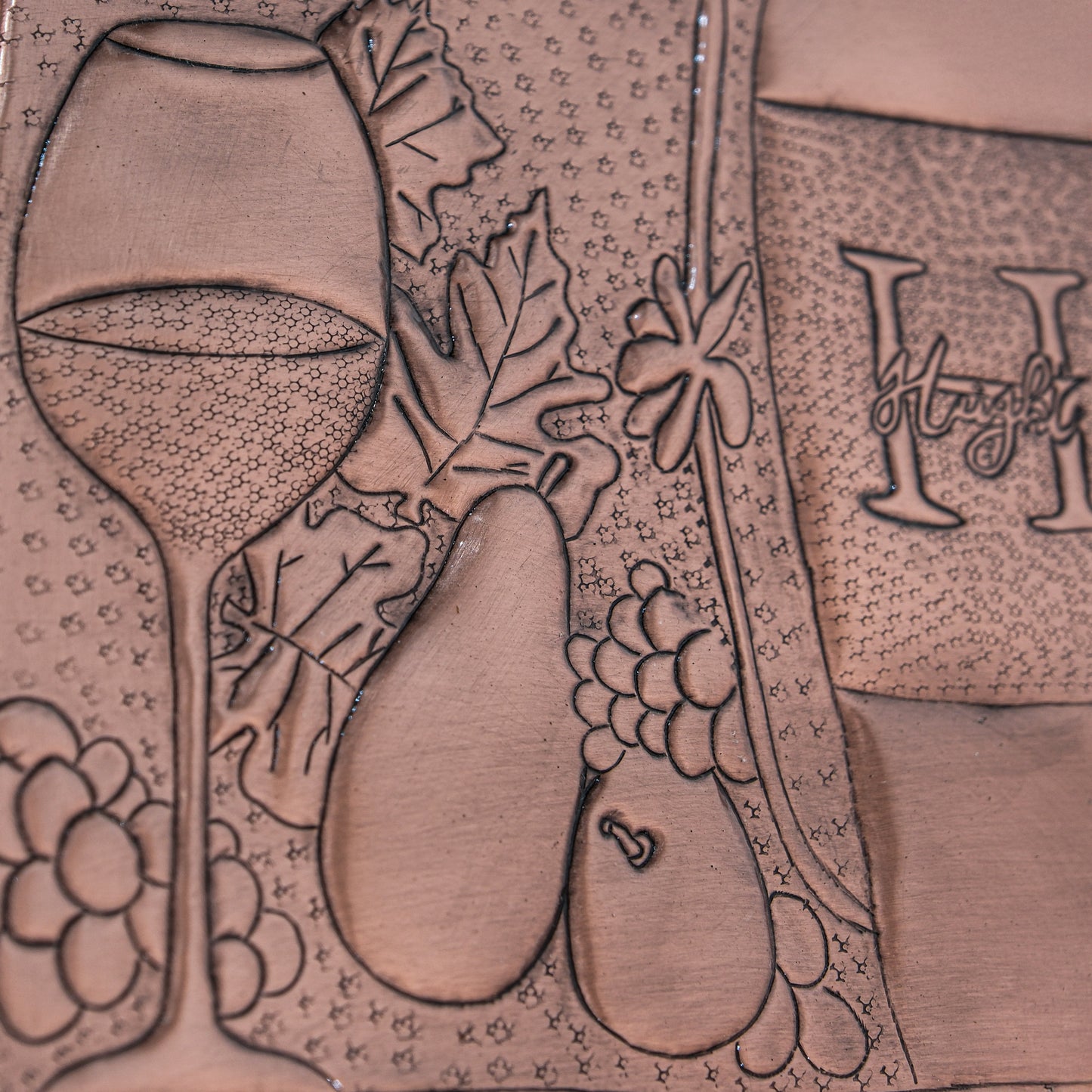 Italian Kitchen Backsplash Tile - Copper Tuscan Vineyard - Natural Copper - Natuross