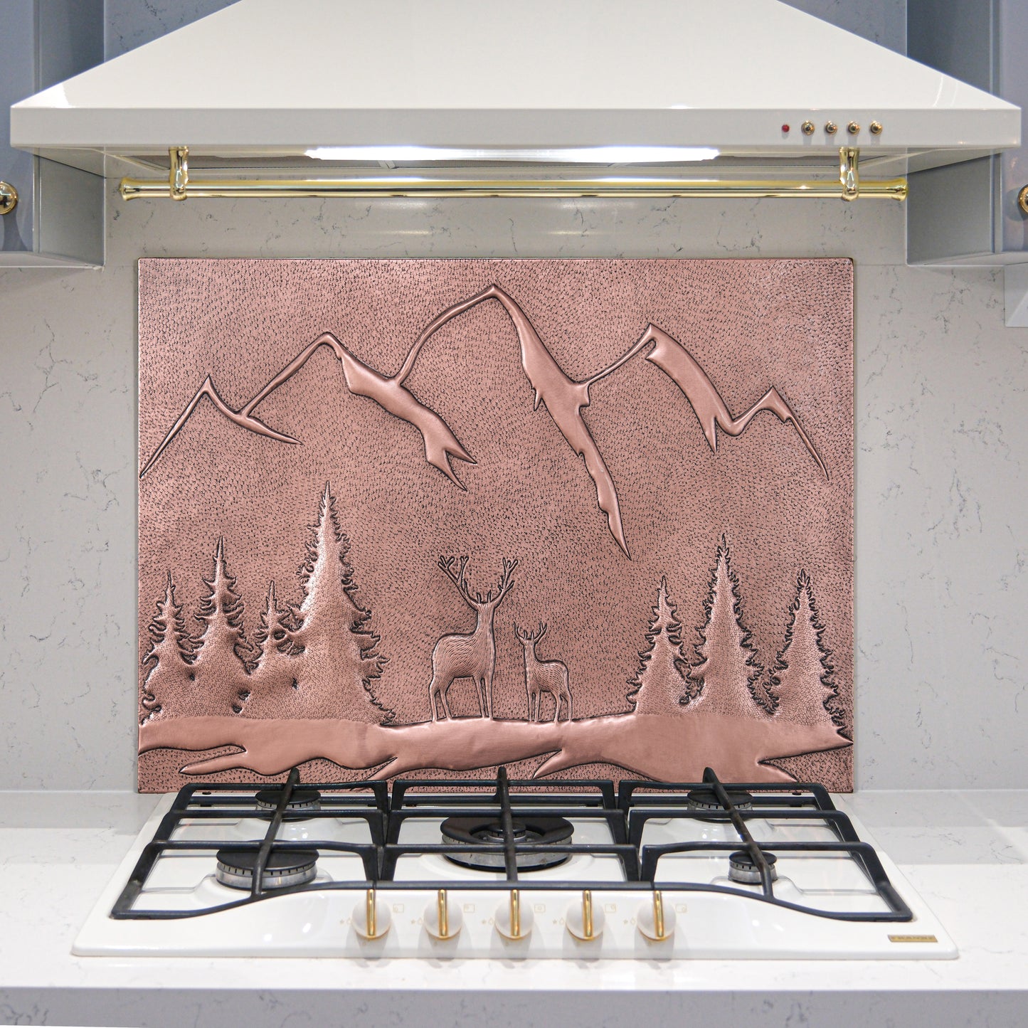 Deer Scene Kitchen Backsplash - Natuross