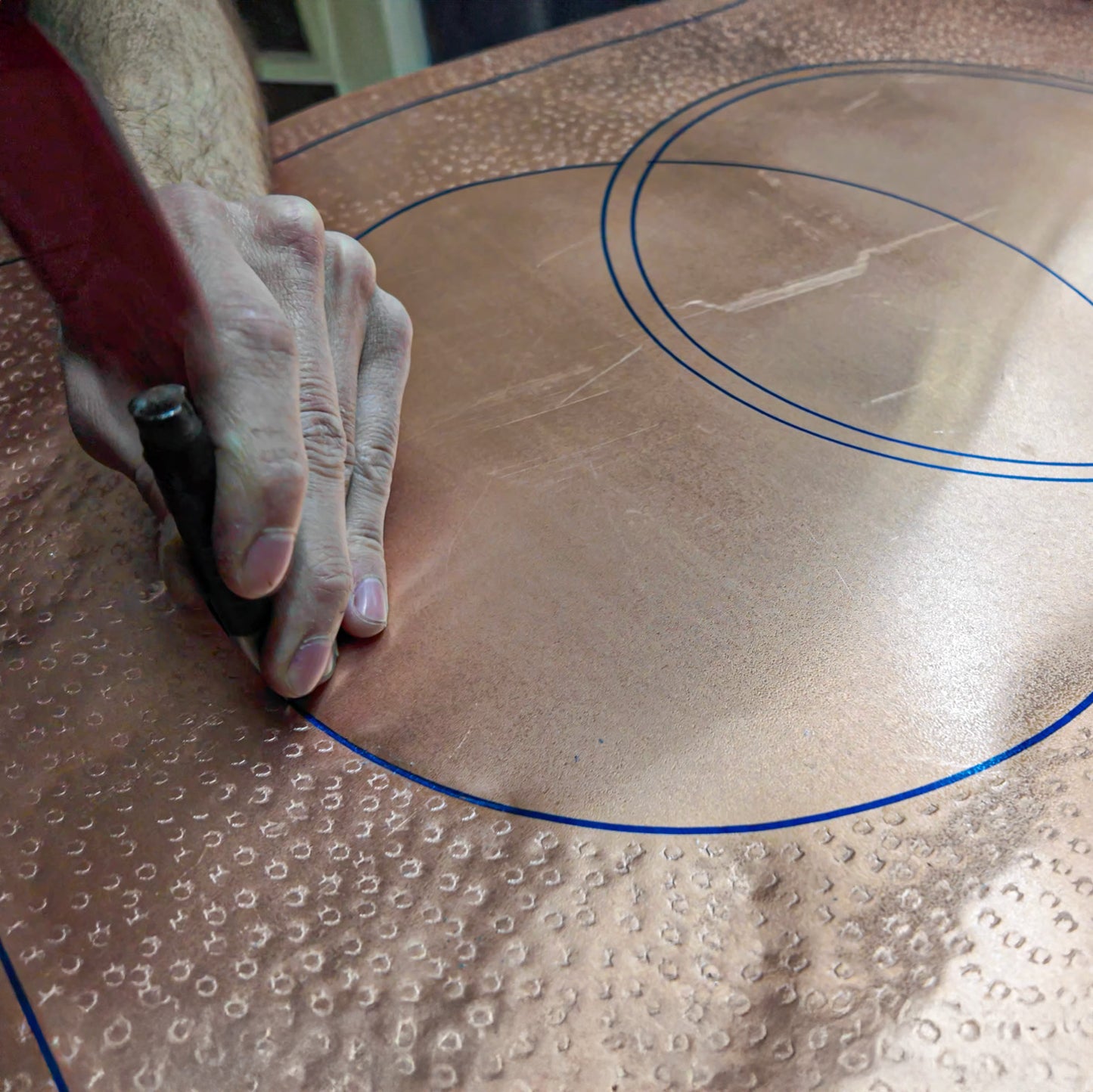 Industrial Kitchen Backsplash Tile - Copper Minimalist Design - Gray & Copper - Natuross