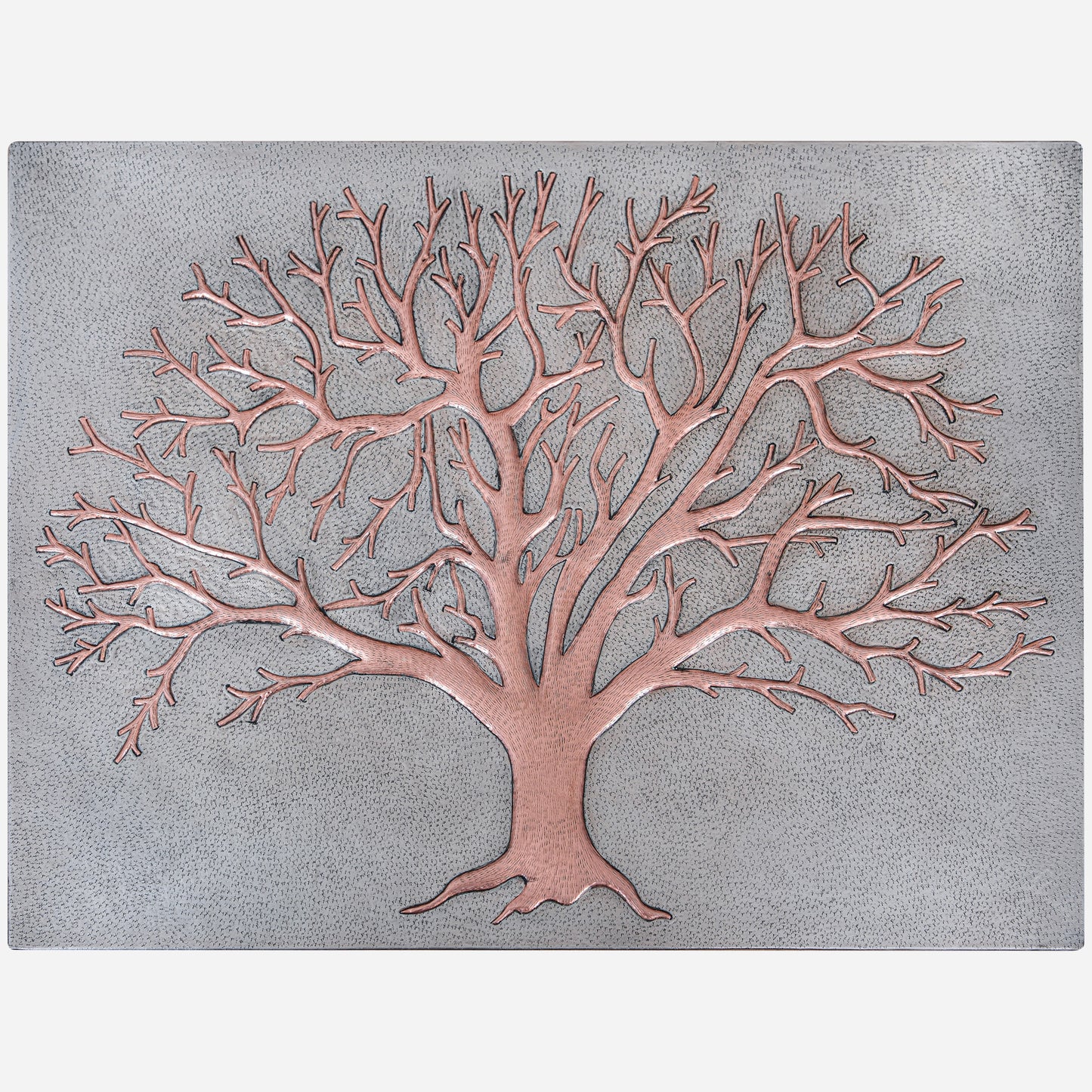 Nature-Inspired Kitchen Backsplash Tile - Copper Tree of Nature - Gray & Copper - Natuross