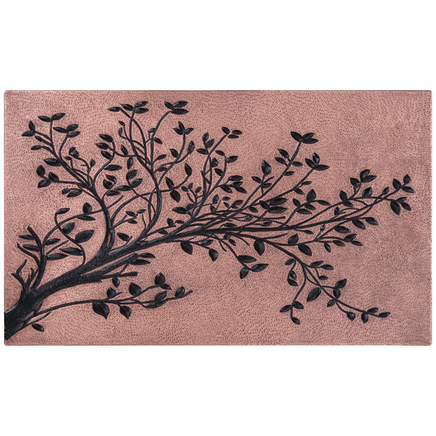 Rustic Kitchen Backsplash Tile – Copper Tree Branches – Copper & Black - Natuross