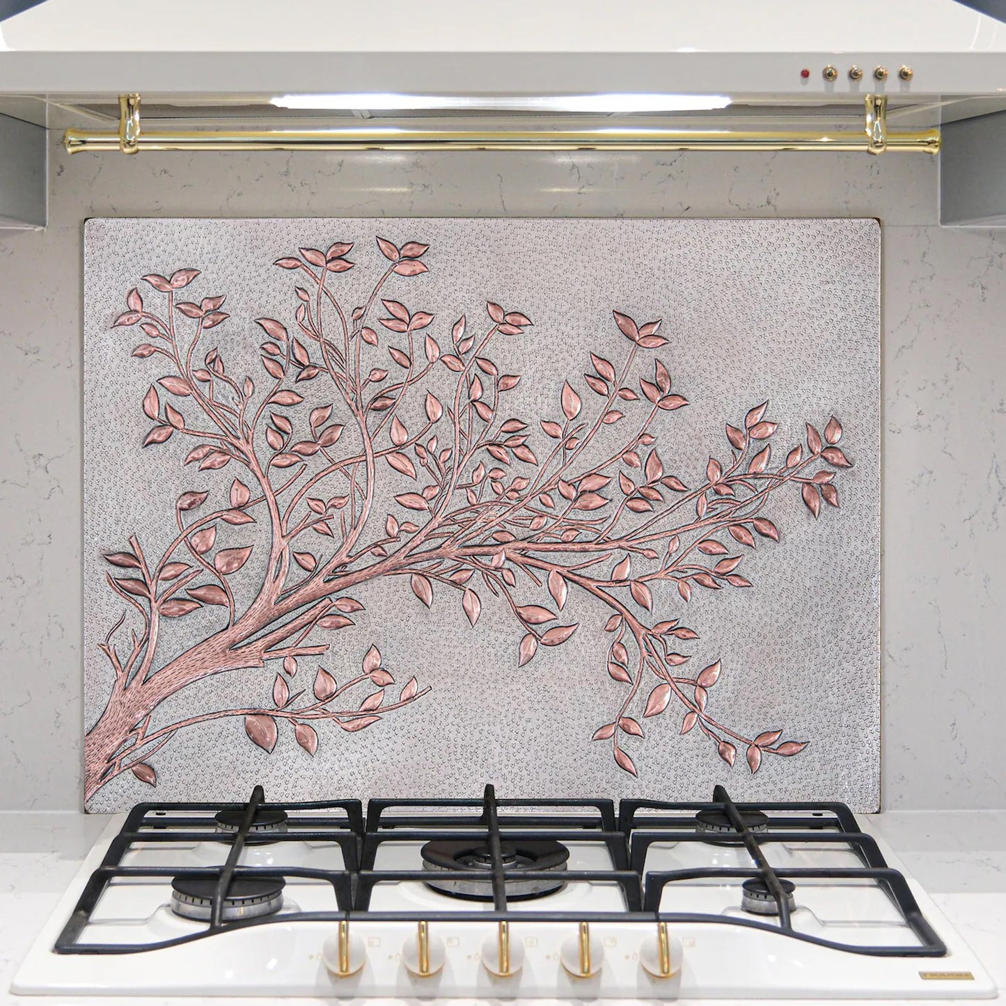 Tree Branches with Leaves Kitchen Backsplash Tile - Natuross