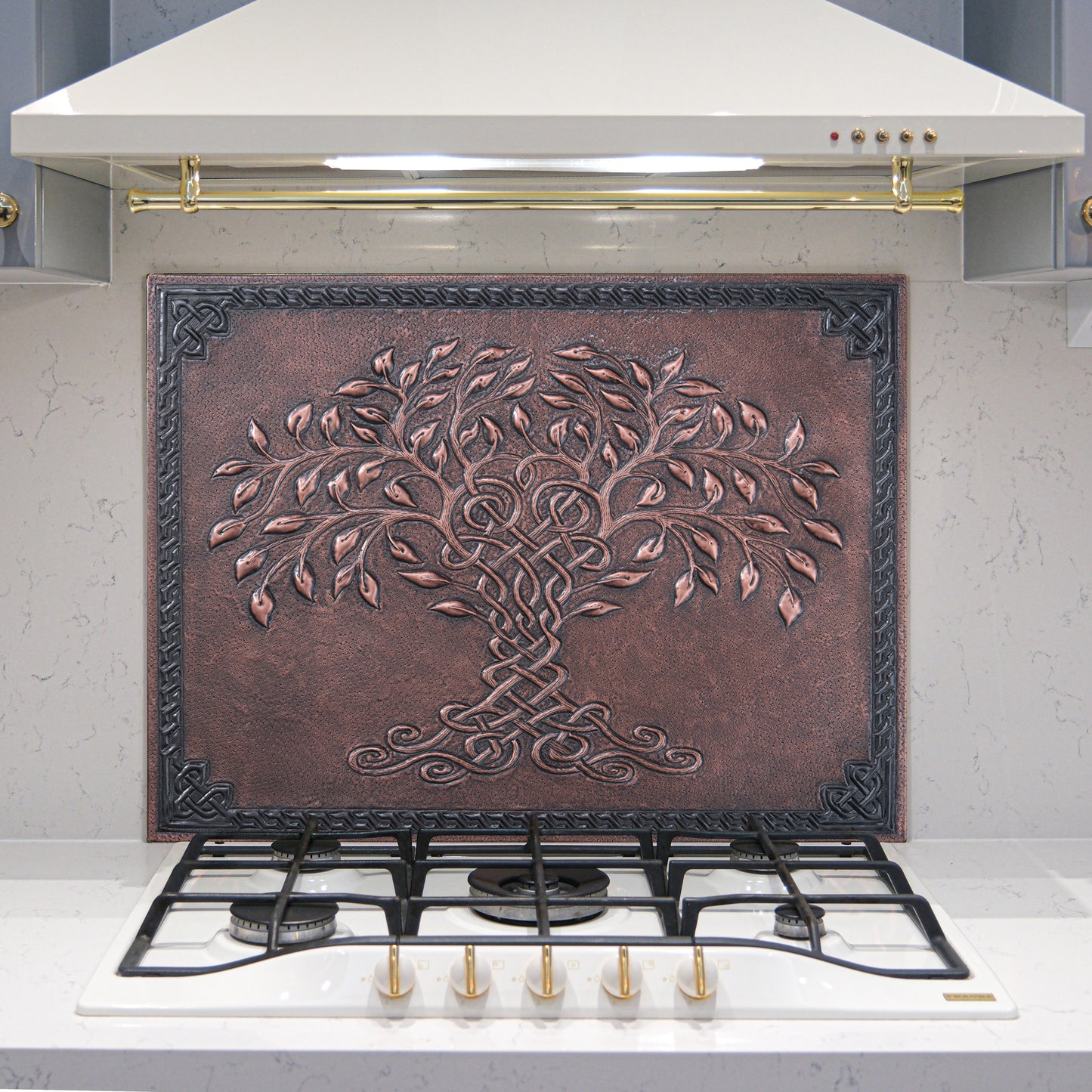Tree of Life with Celtic Border Kitchen Backsplash Tile - Natuross