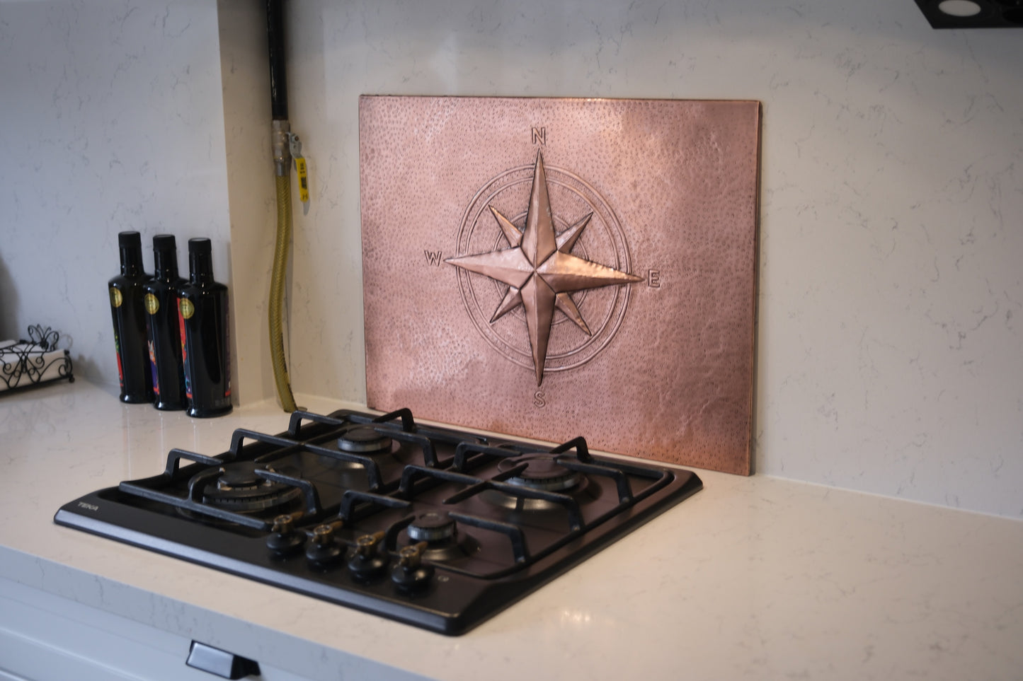 Compass Rose Copper Kitchen Backsplash - Natuross