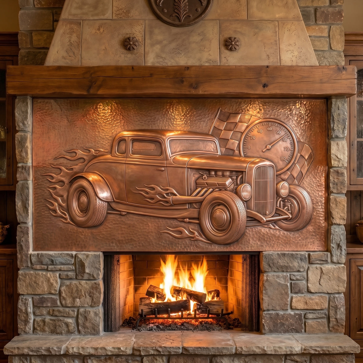 Hot Rod Copper Panel
