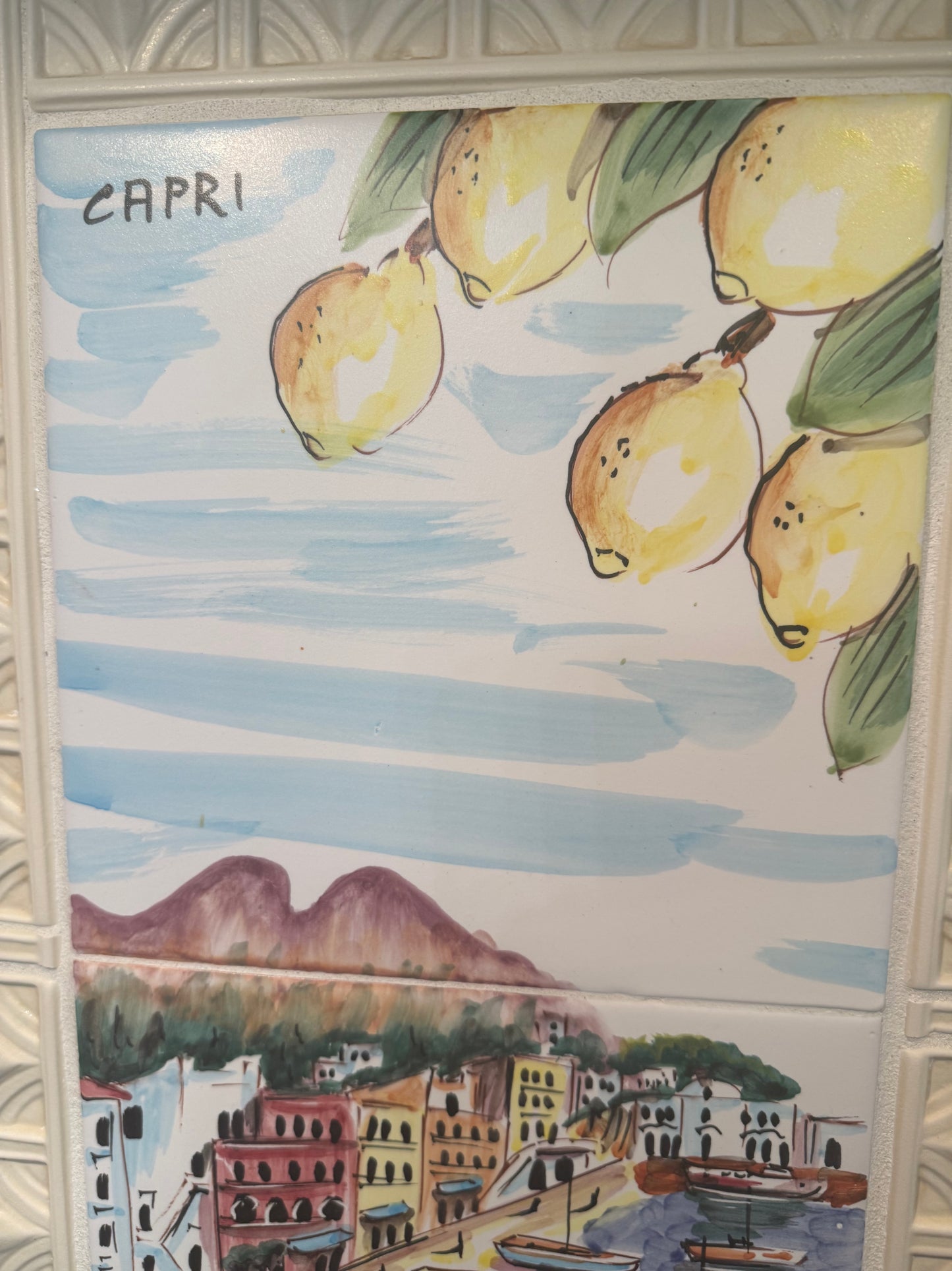 Coastal Landscape Copper Backsplash