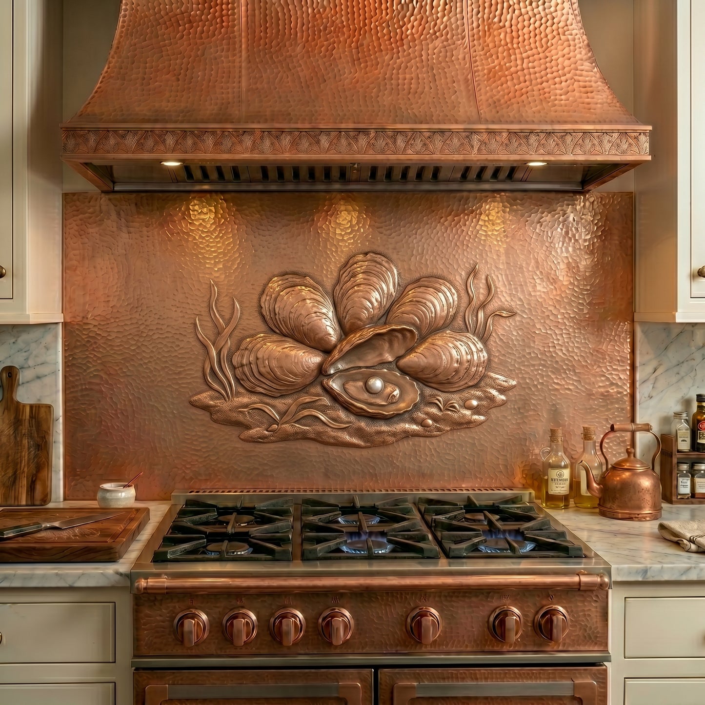 Oyster Copper Backsplash