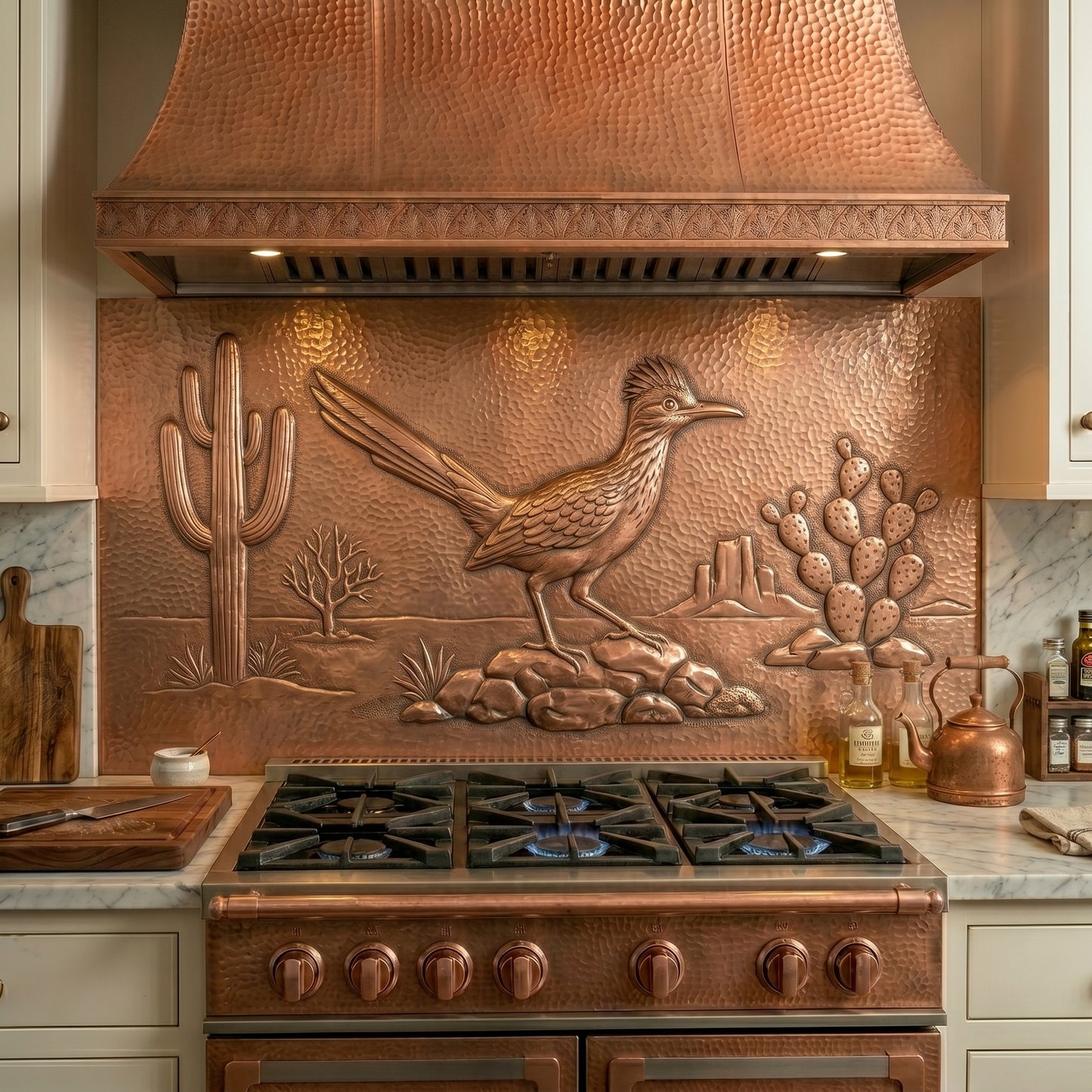 Roadrunner Copper Kitchen Backsplash