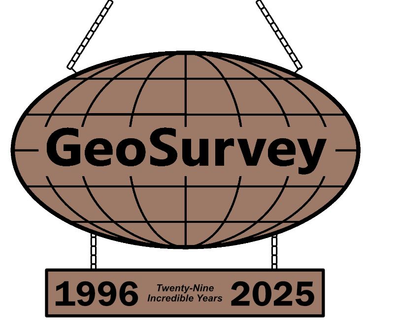 Custom Hanging Sign with Chains for GeoSurvey - Natuross