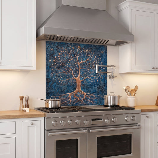 Tree of Life with Birds Copper Backsplash