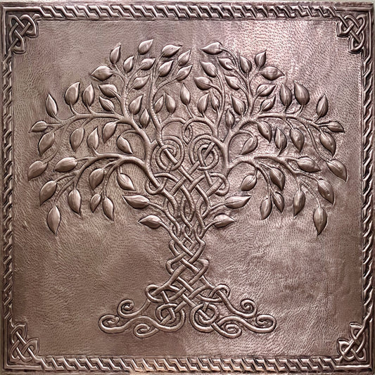 Natural Copper Backsplash Tree of Life