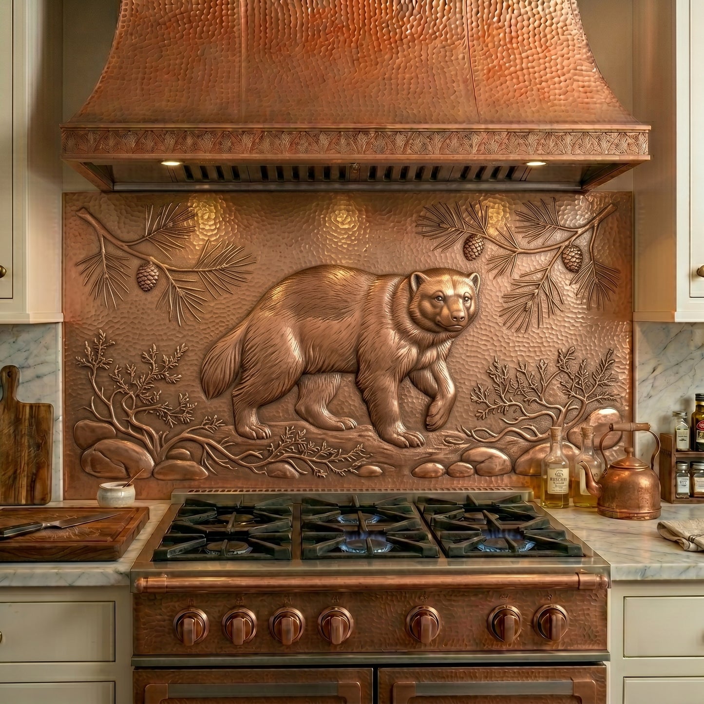 Wolverine Copper Kitchen Backsplash