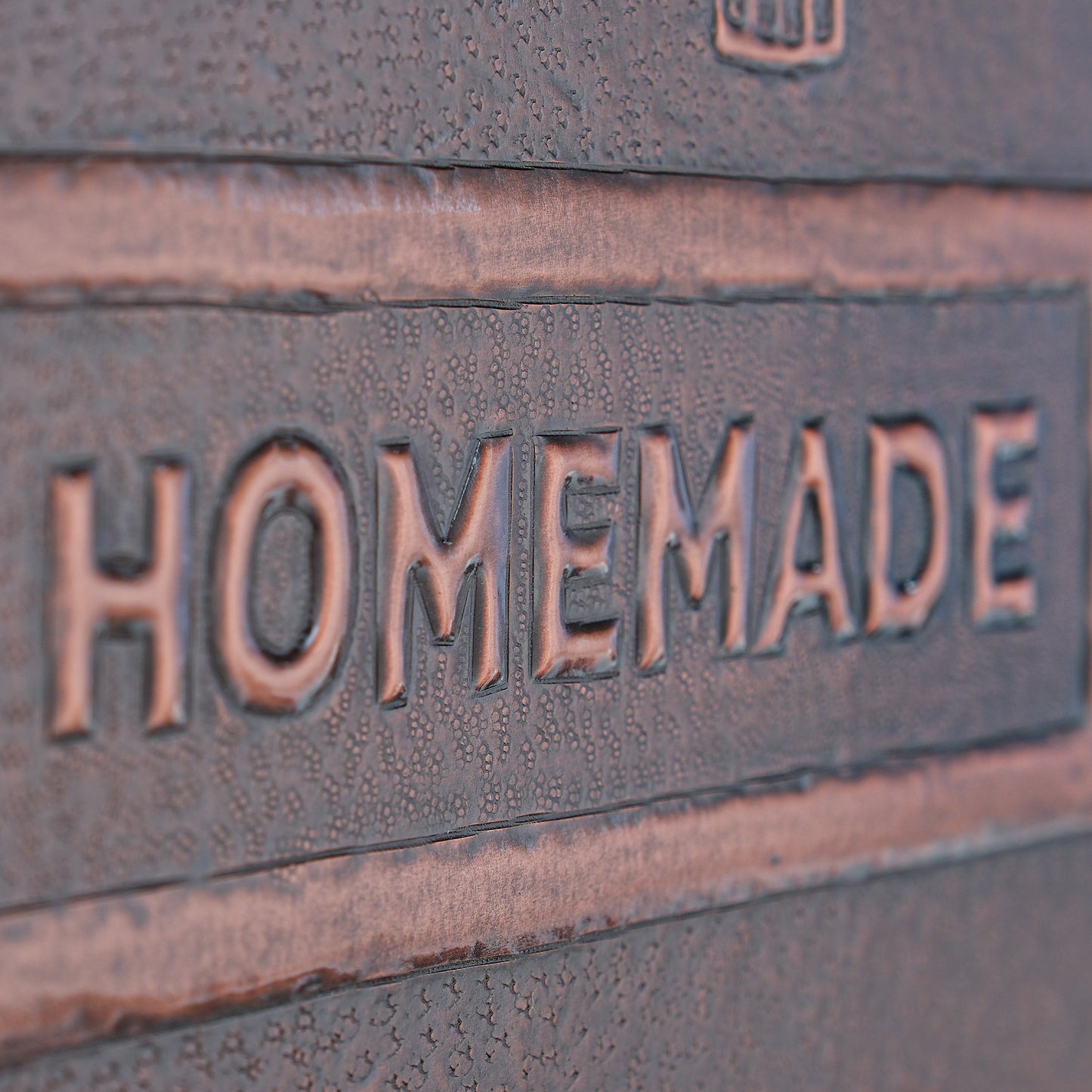 Cozy Home Kitchen Backsplash Tile - Copper Happiness is Homemade - Brown Patina - Natuross