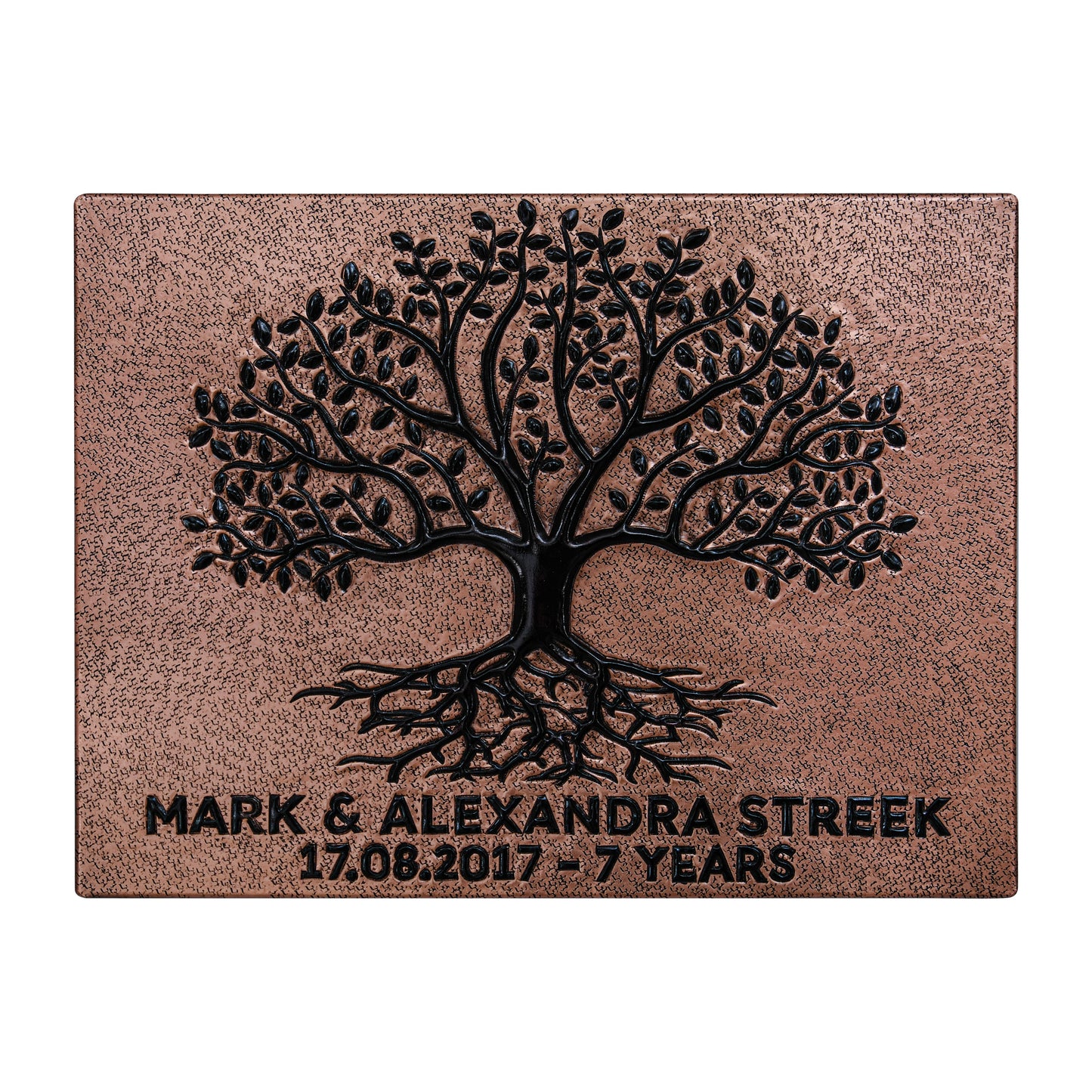 Copper & Black Tree With Roots Backsplash | Handmade Bold Copper Kitchen Backsplash Panel - Natuross