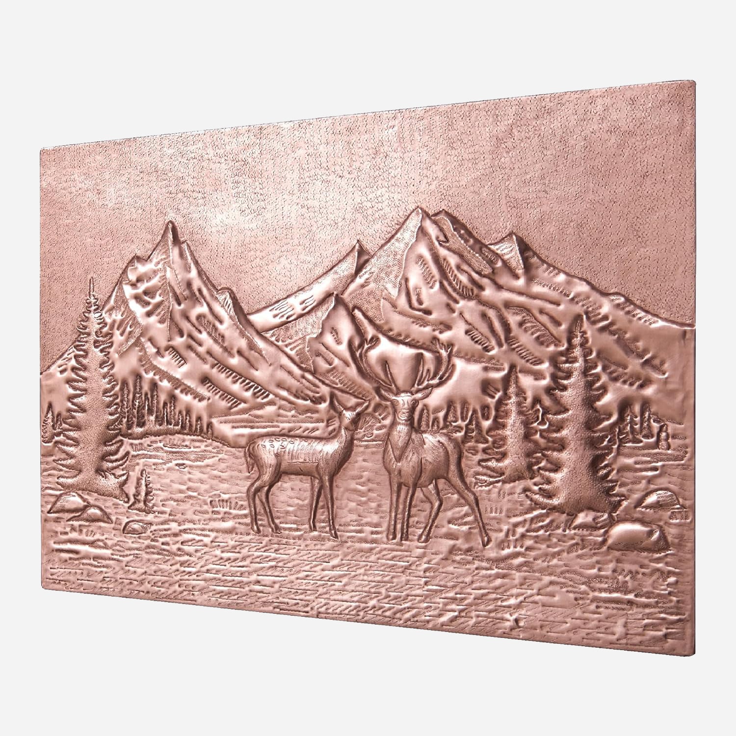 Wild Nature Scene Copper Kitchen Backsplash - Natuross