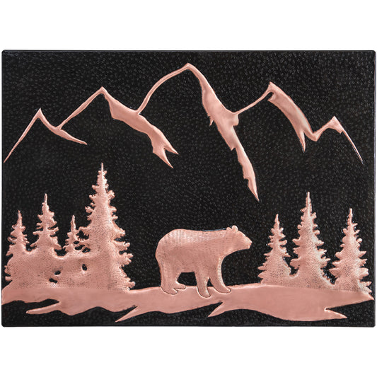 Black Bear Copper Backsplash - Natuross