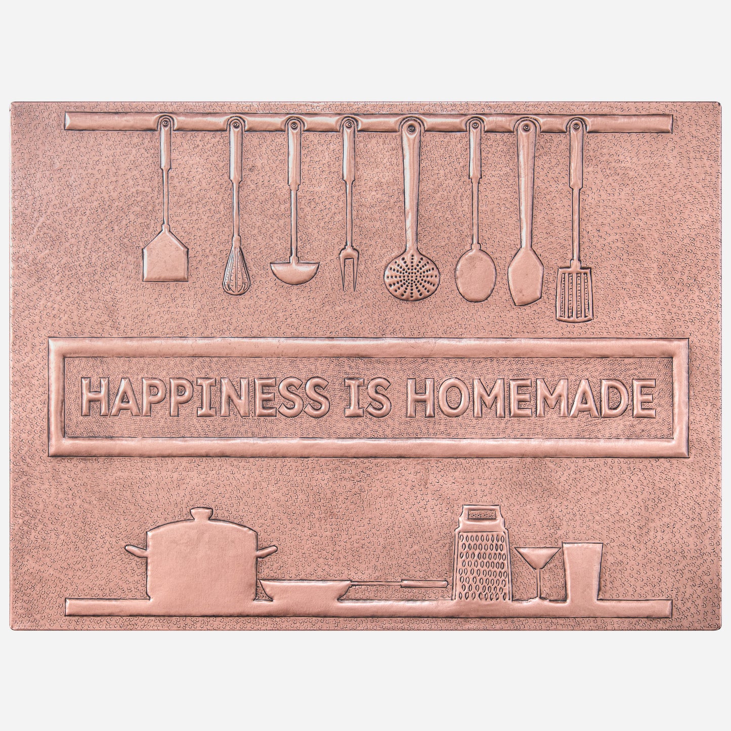Cozy Home Kitchen Backsplash Tile - Copper Happiness is Homemade - Natural Copper - Natuross