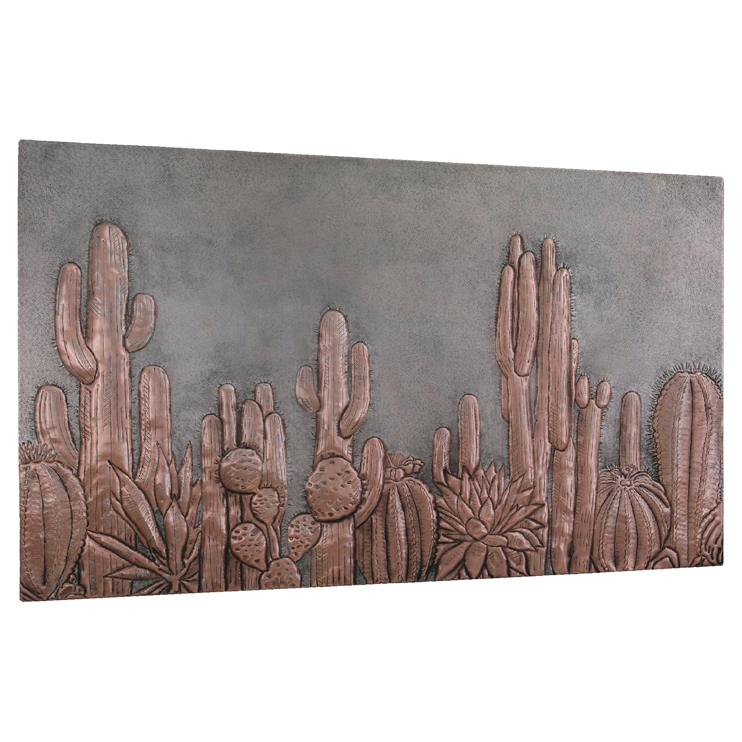 Cacti Gray & Copper Kitchen Backsplash - Natuross