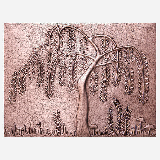 Willow Tree Copper Kitchen Backsplash - Natuross