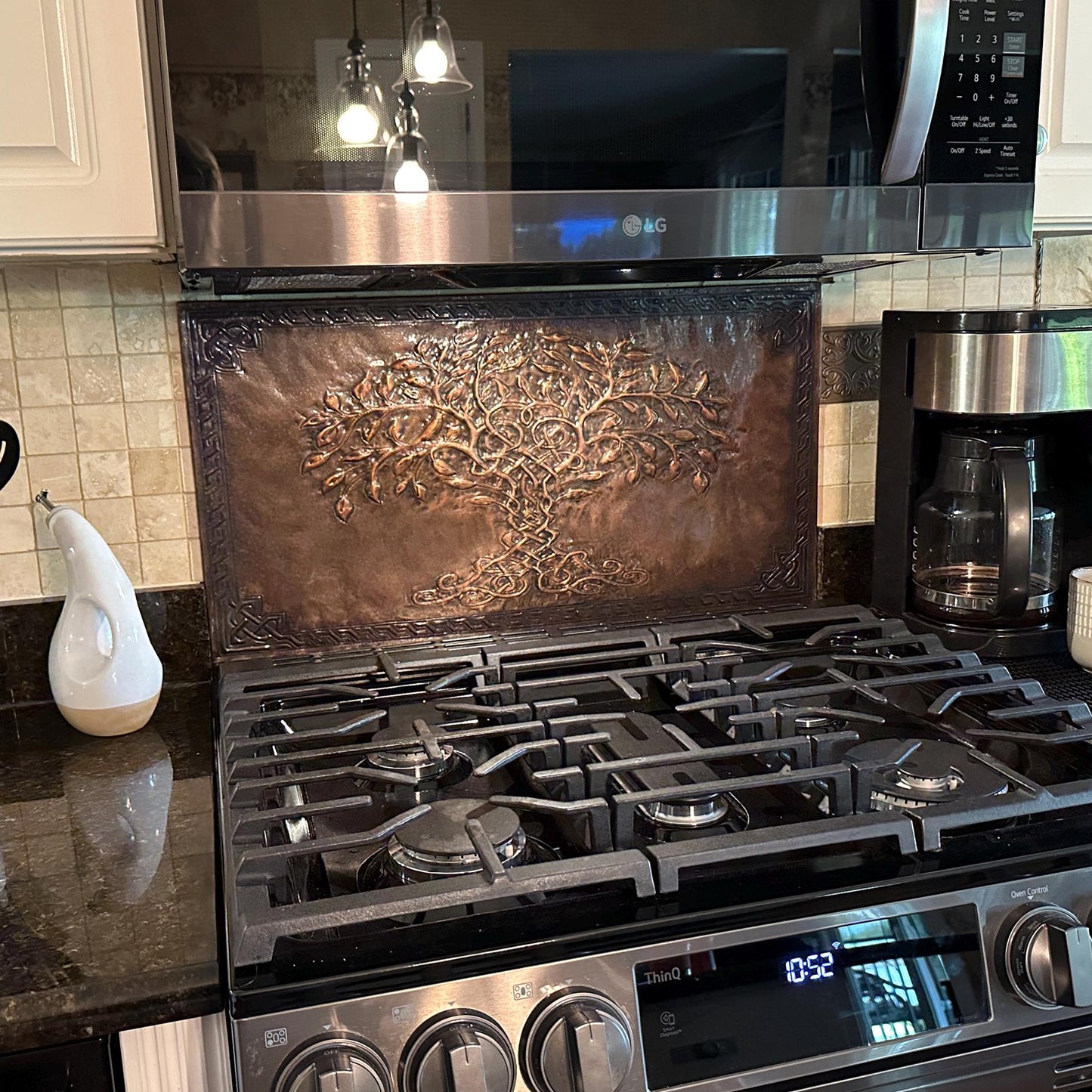 Tree of Life with Celtic Border Kitchen Backsplash Tile - Natuross