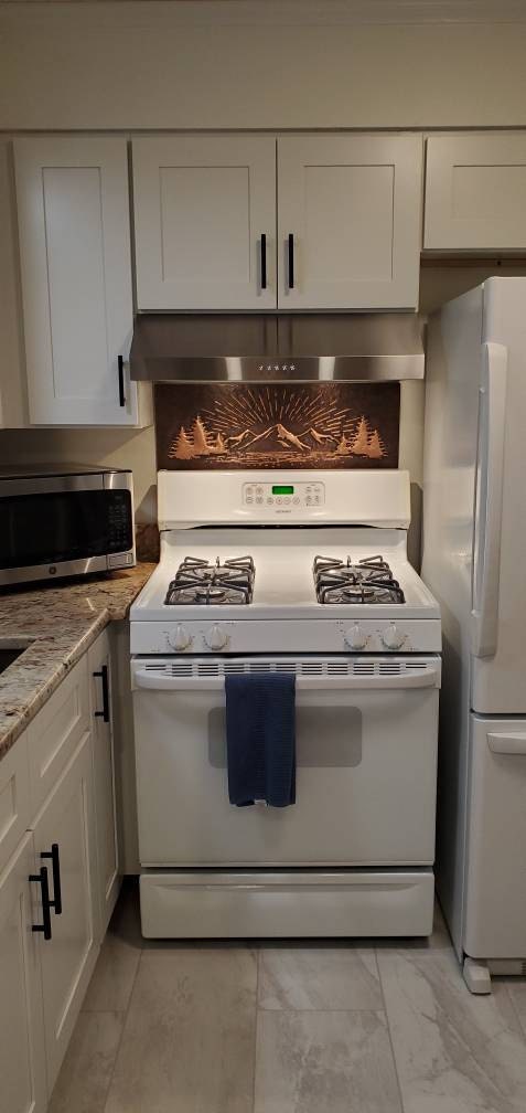 Brown Mountain Sunrise Copper Backsplash