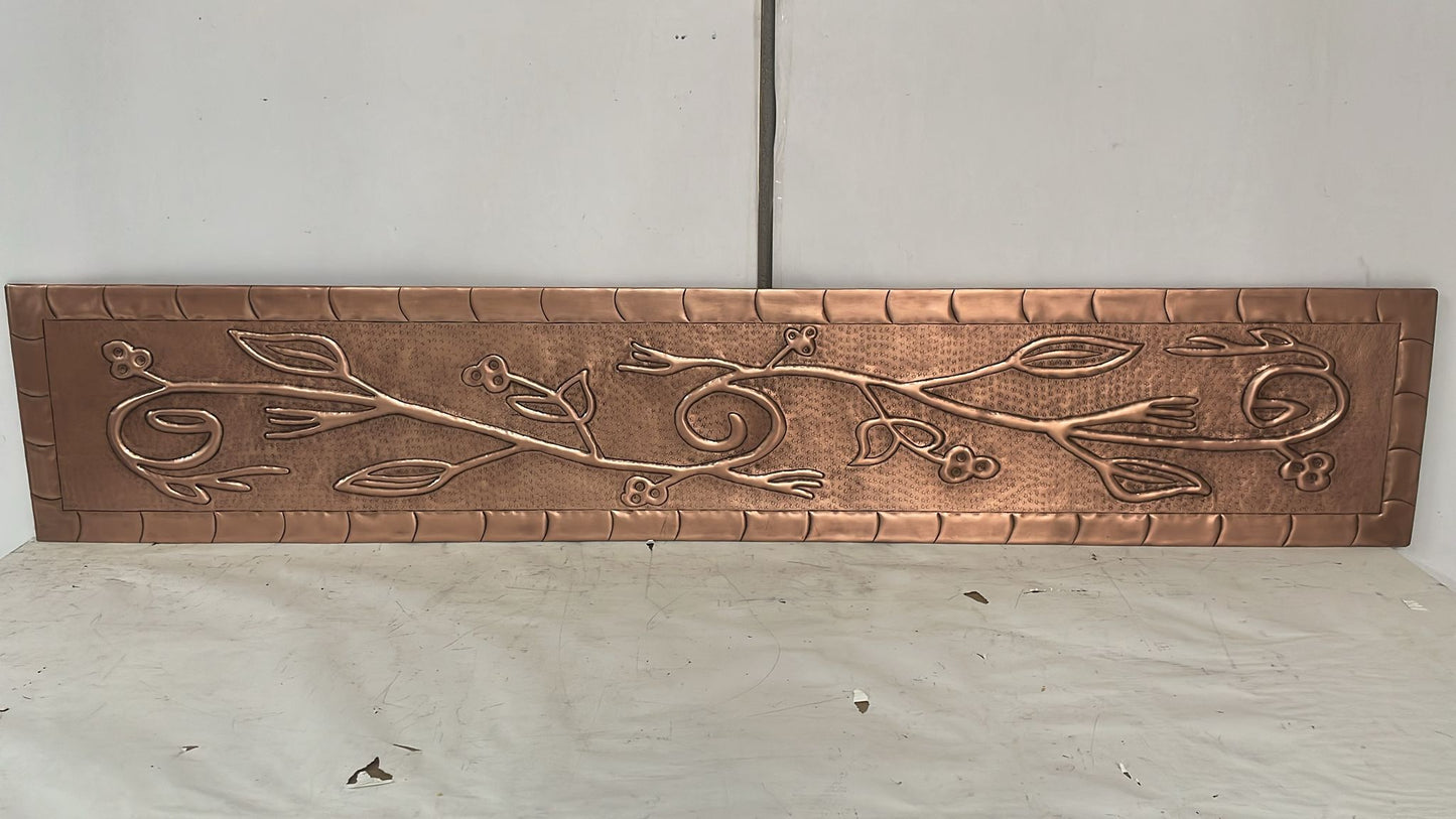 Copper Kitchen Island Panels — Handmade Decorative Copper Inserts - Natuross