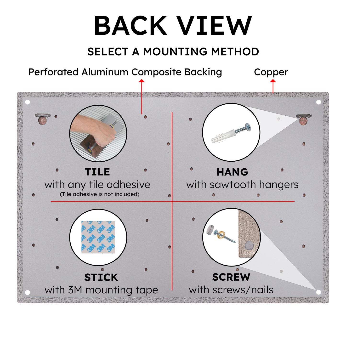 Birds on a Branch Copper Kitchen Backsplash - Natuross