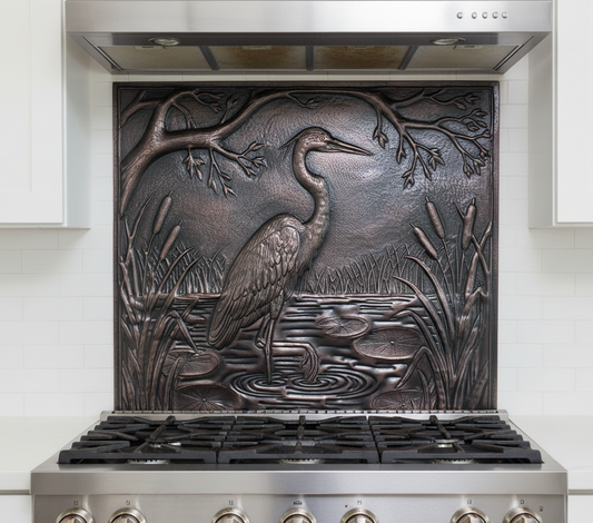 Heron Backsplash — Full Size, No Gap
