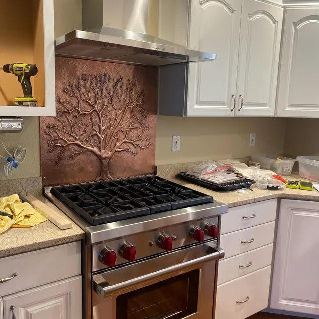 Eternal Tree Copper Backsplash - Natuross