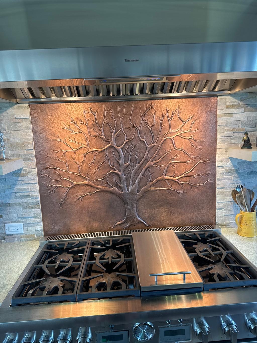 Eternal Tree Copper Backsplash - Natuross