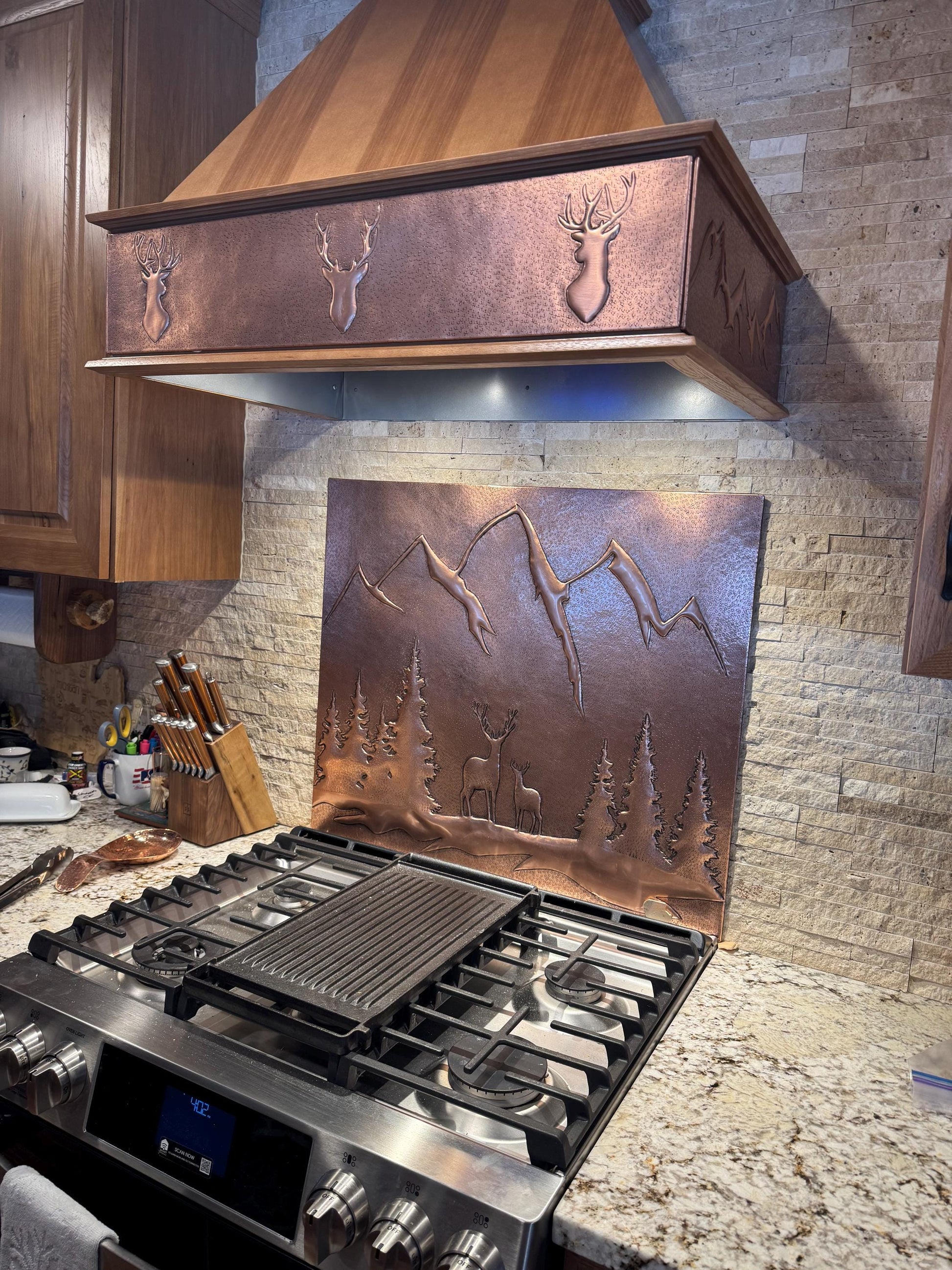 Copper Deer Backsplash - Natuross