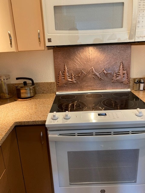 Copper Mountain Sunrise Backsplash