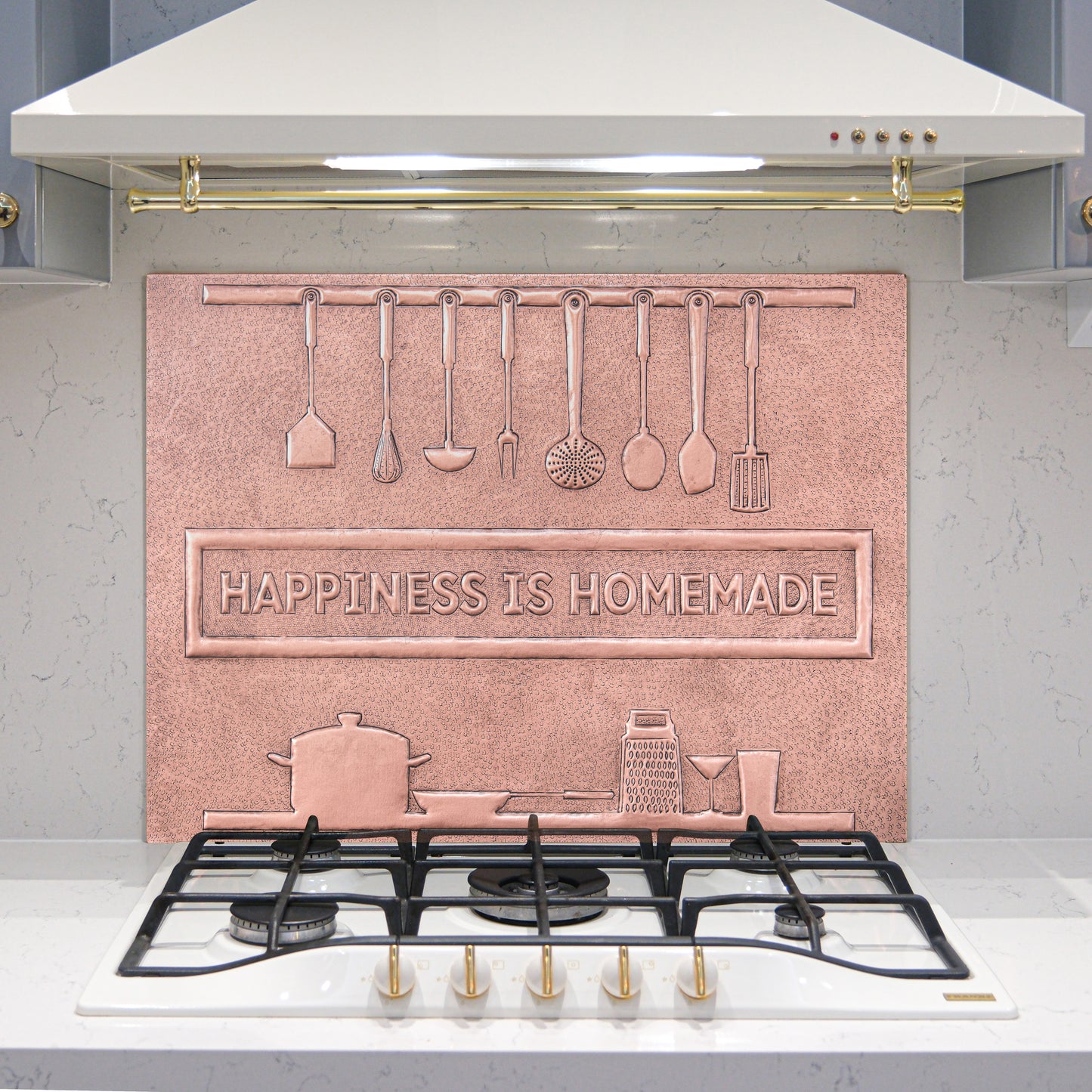 Cozy Home Kitchen Backsplash Tile - Copper Happiness is Homemade - Natural Copper - Natuross