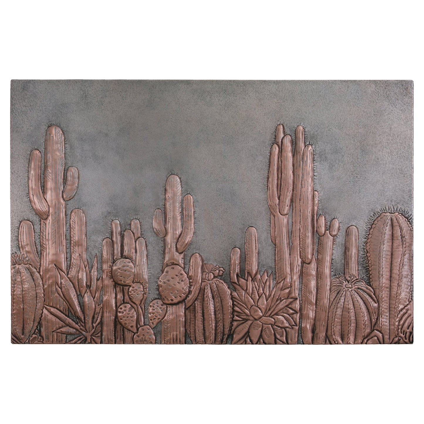 Cacti Gray & Copper Kitchen Backsplash - Natuross