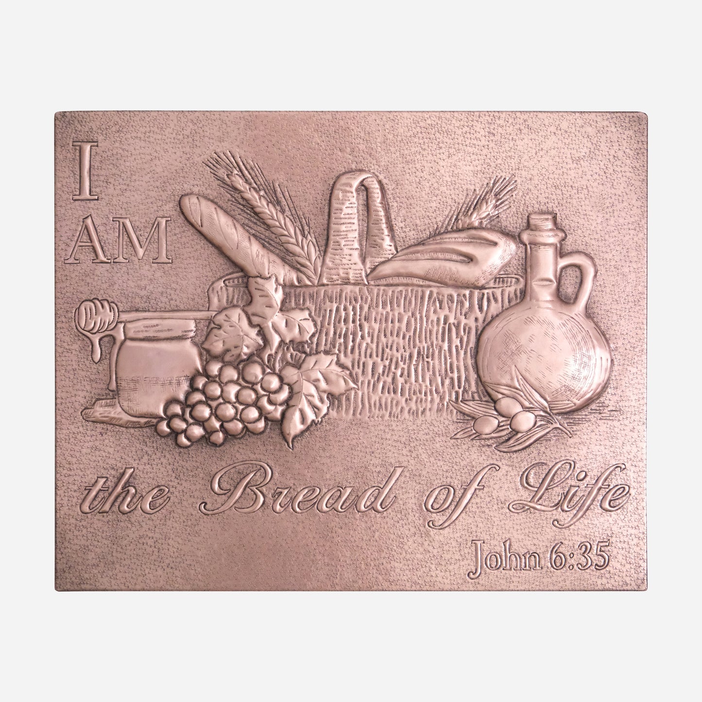 Bread of Life Copper Kitchen Backsplash - Natuross