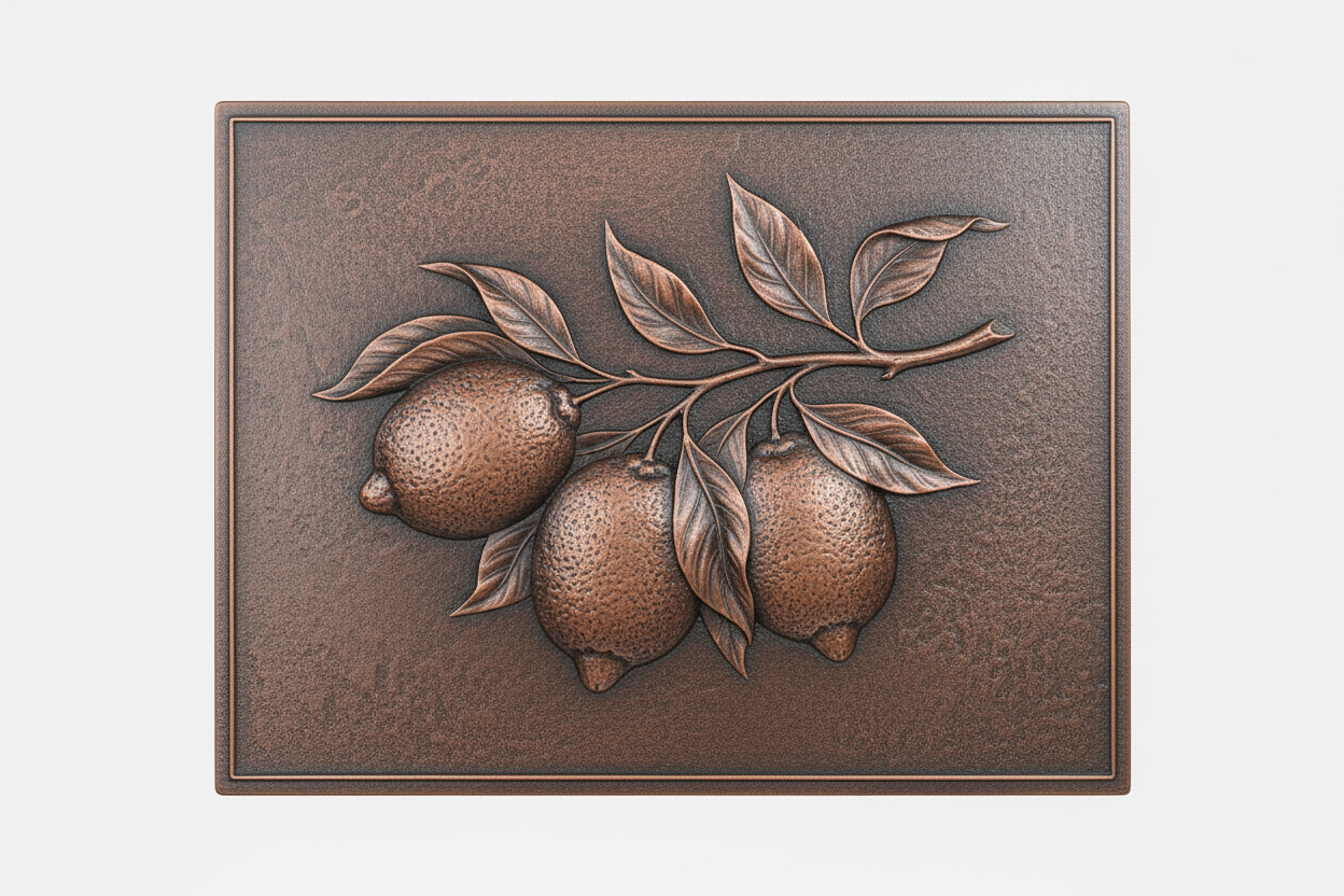 Lemon Branch brown patina panel corrected