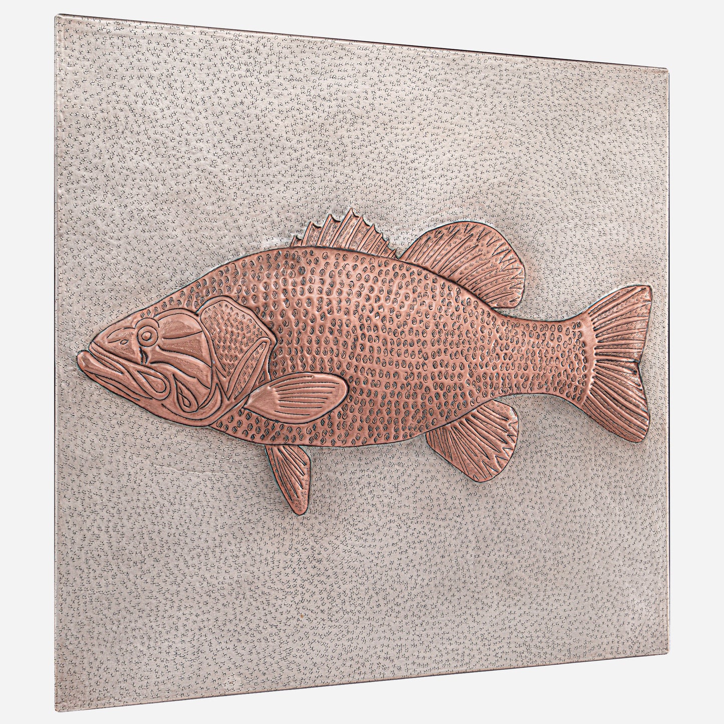 Largemouth Bass Fish Copper Kitchen Backsplash - Natuross