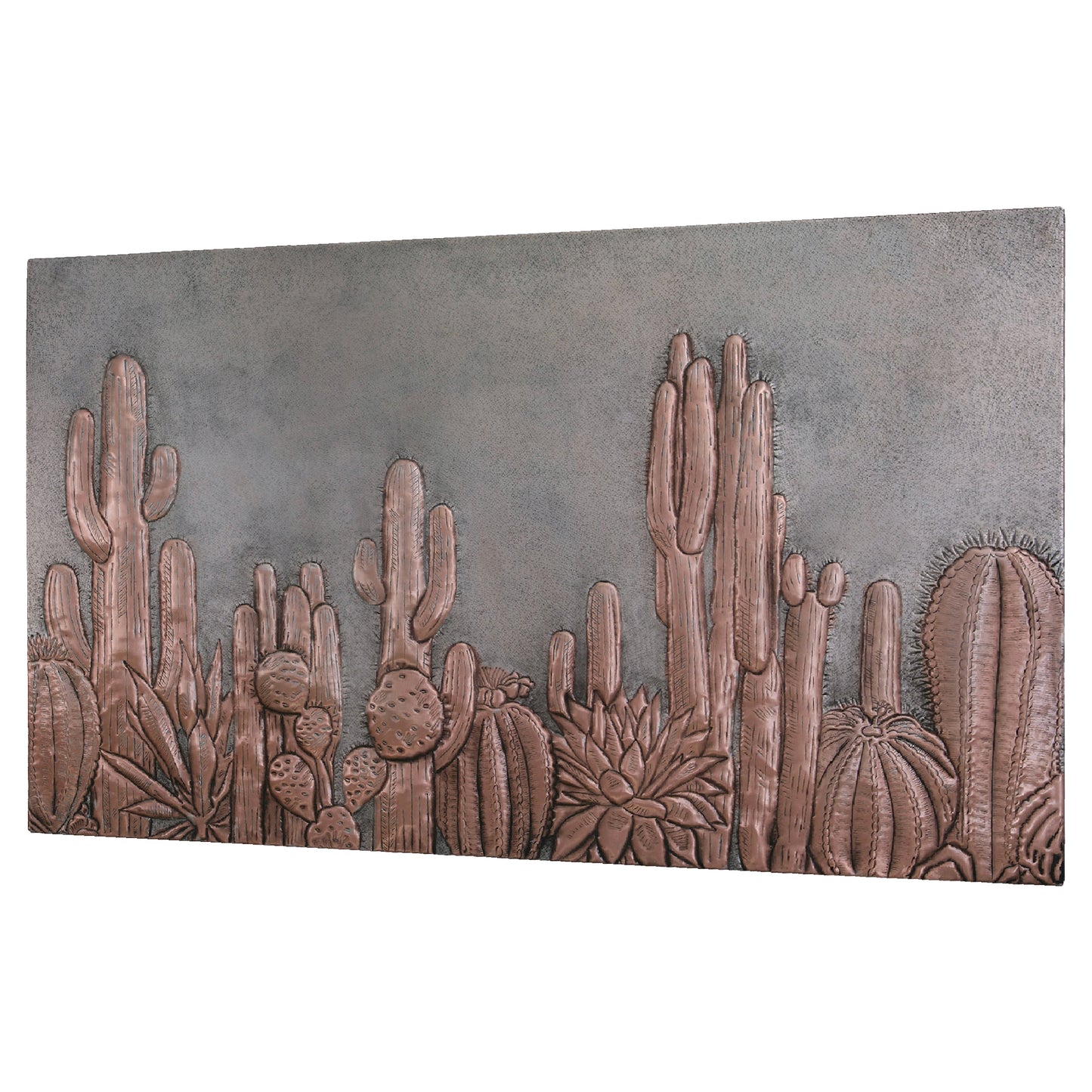 Cacti Gray & Copper Kitchen Backsplash - Natuross