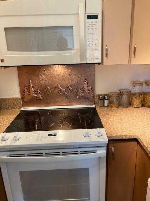 Copper Mountain Sunrise Backsplash