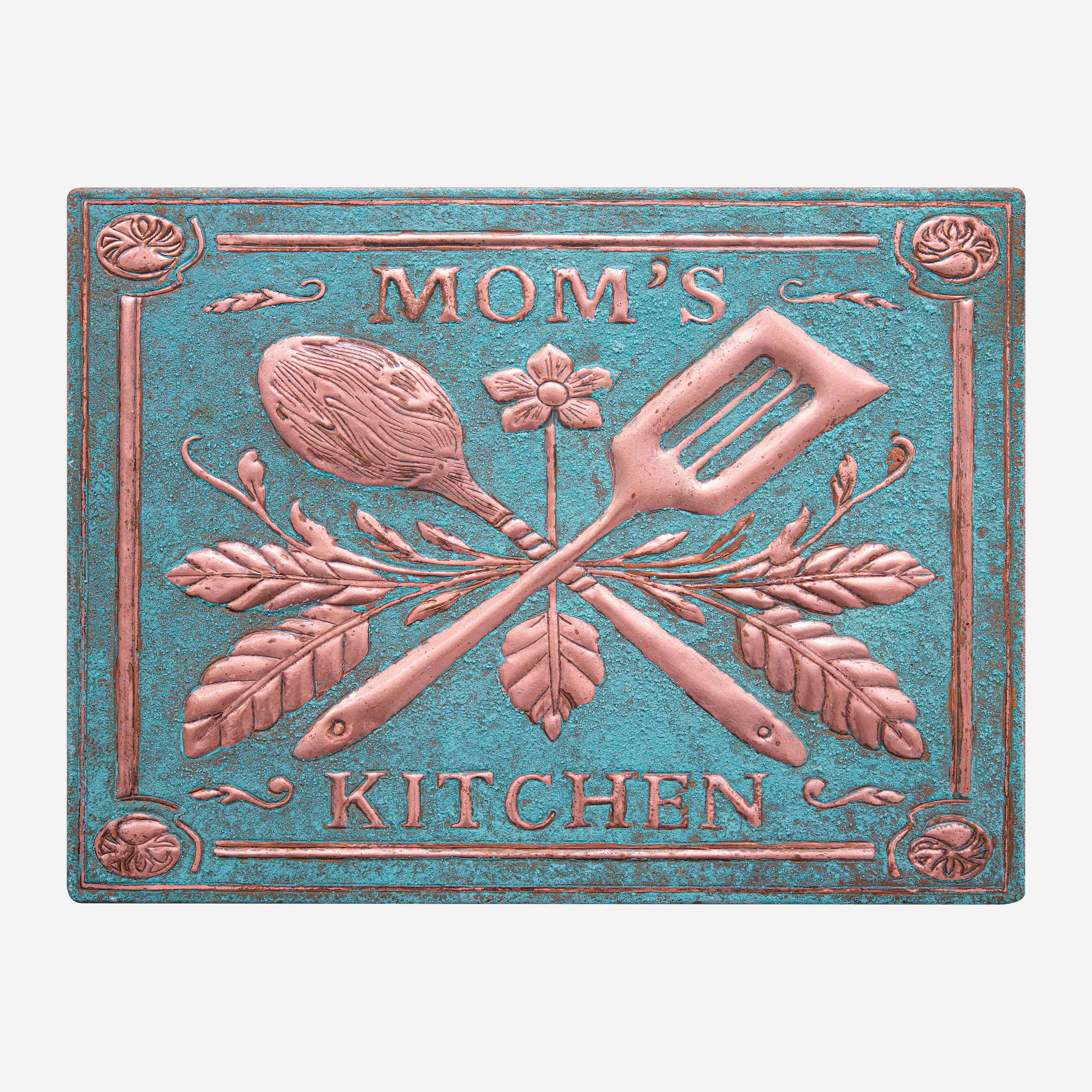 Personalized Copper Backsplash — Names, Dates, and Custom Text | Natuross