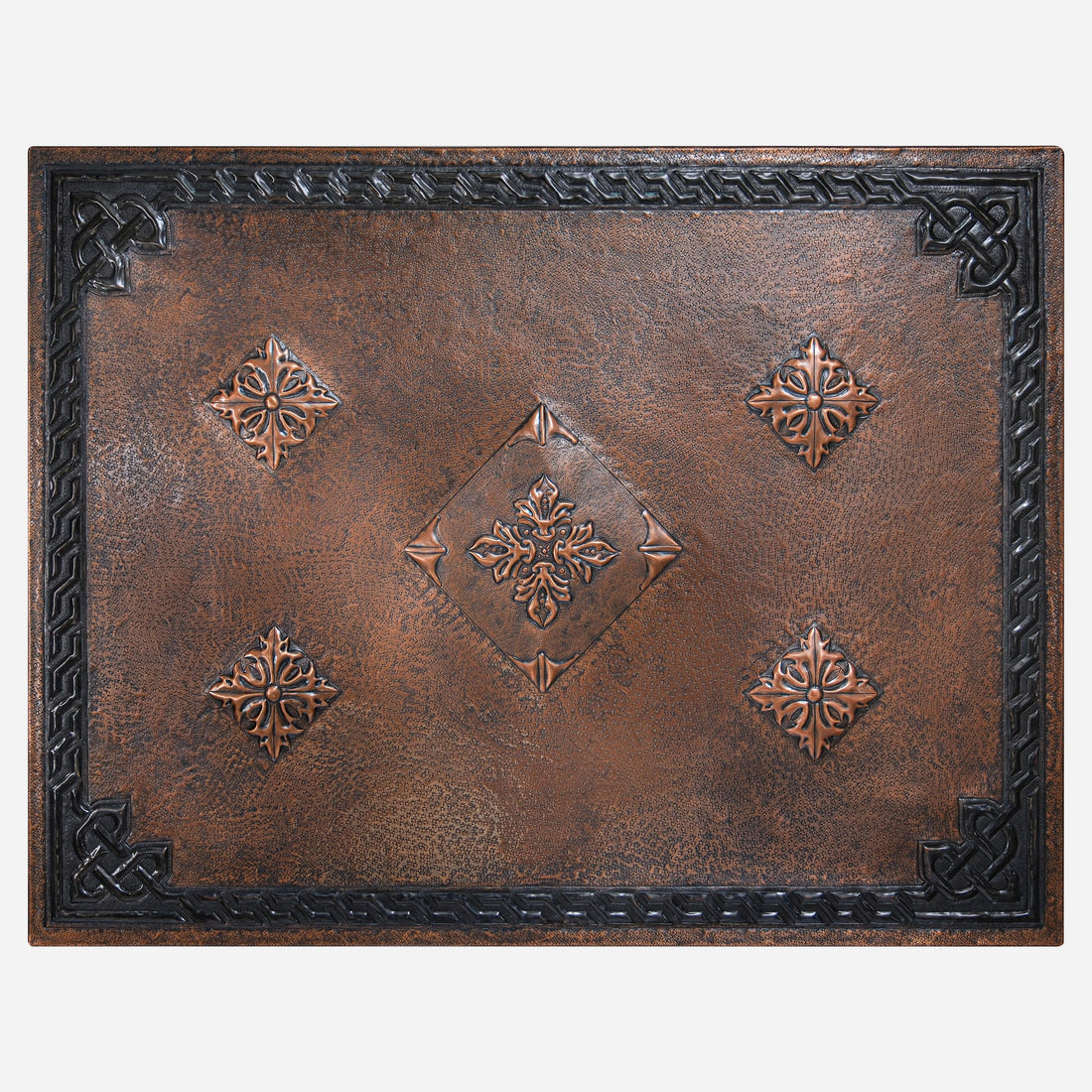 How to clean and care for a copper backsplash — Brown Copper finish, real kitchen installation by Natuross