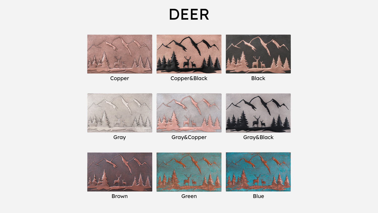 Deer Copper Backsplash