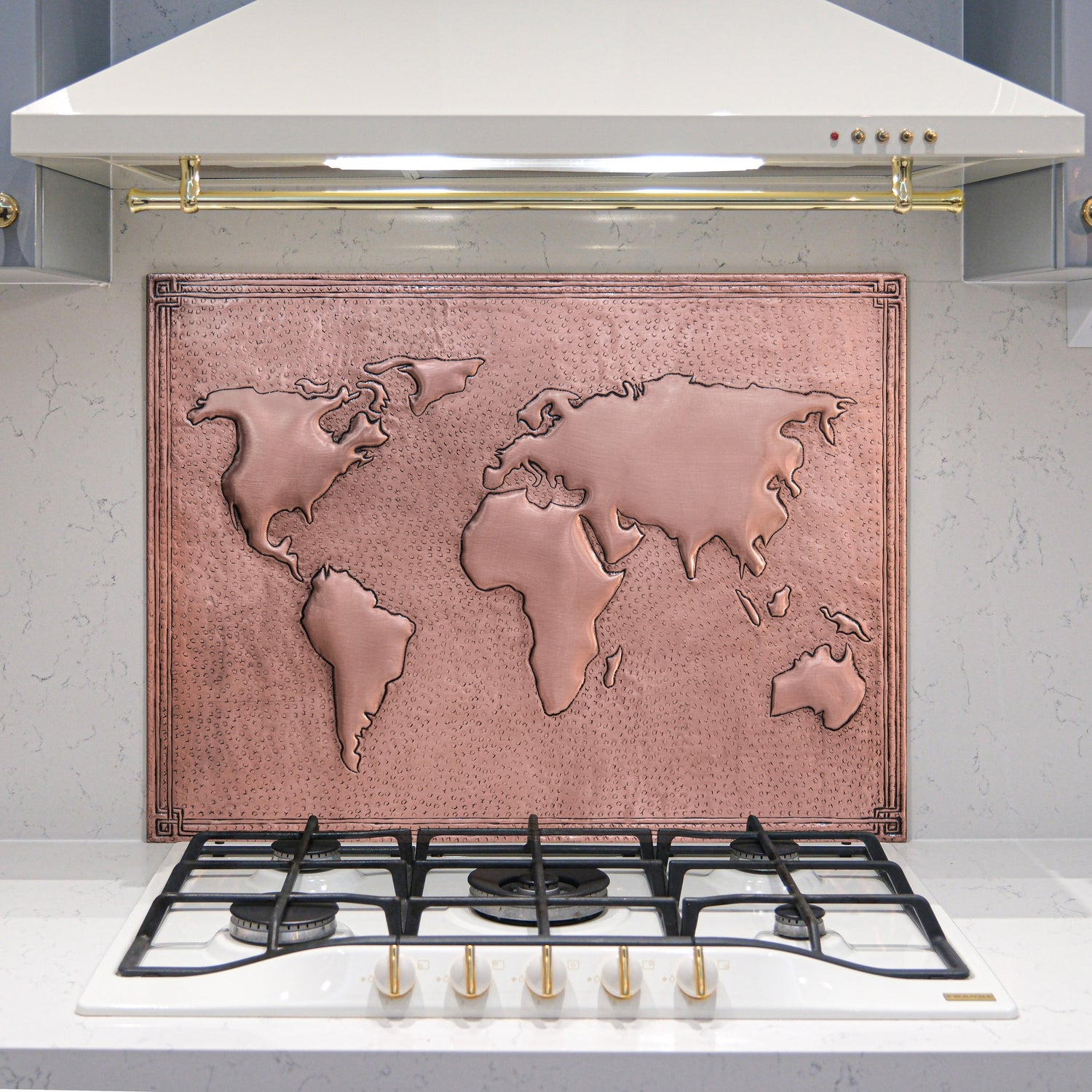 Modern Kitchen Backsplash Tile – Copper World Map