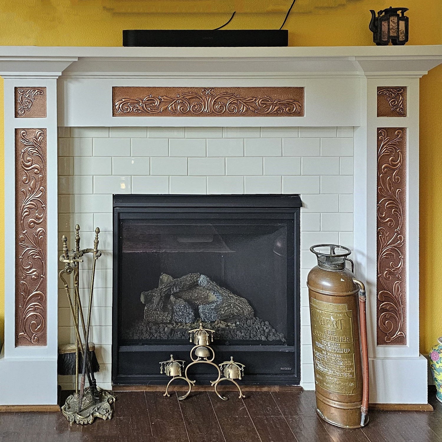 Copper Fireplace Mantels