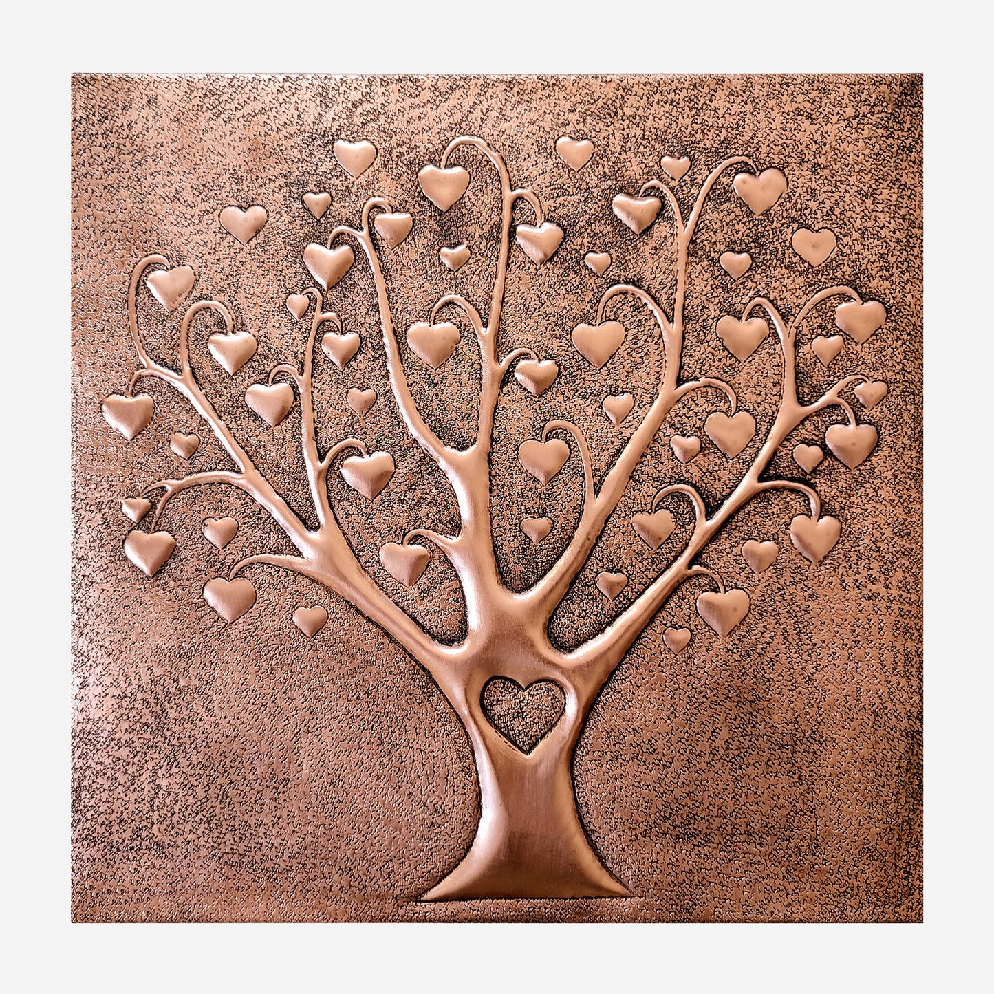 Love Tree Copper Wall Art